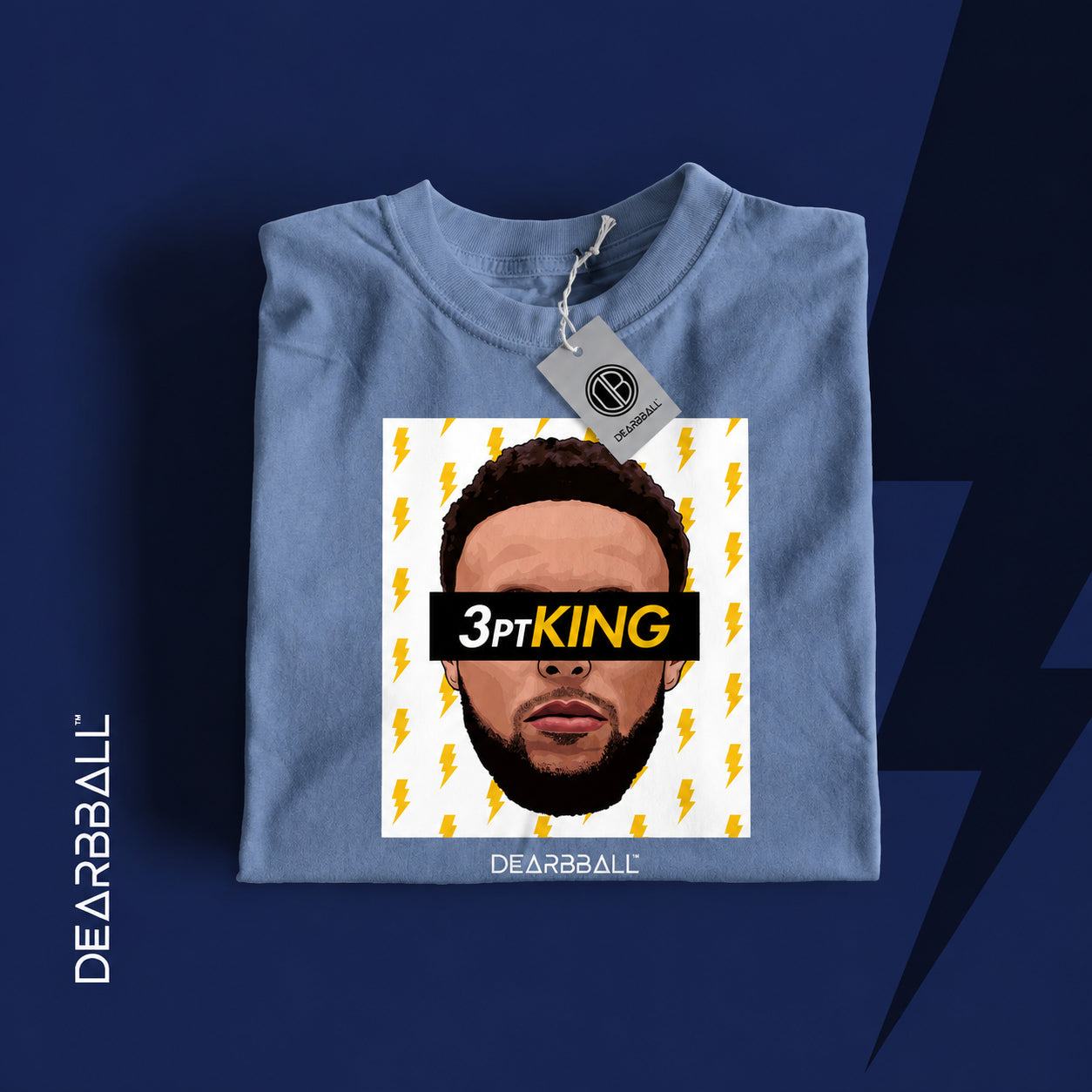 T-shirt DearBBall - Edição 3pt King Lightning