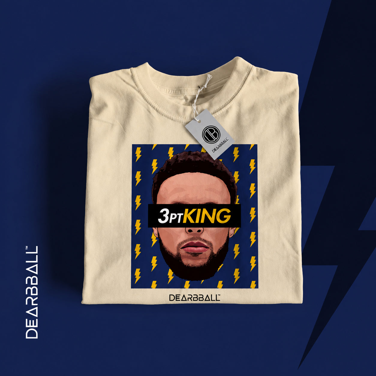 T-shirt DearBBall - Edição 3pt King Lightning