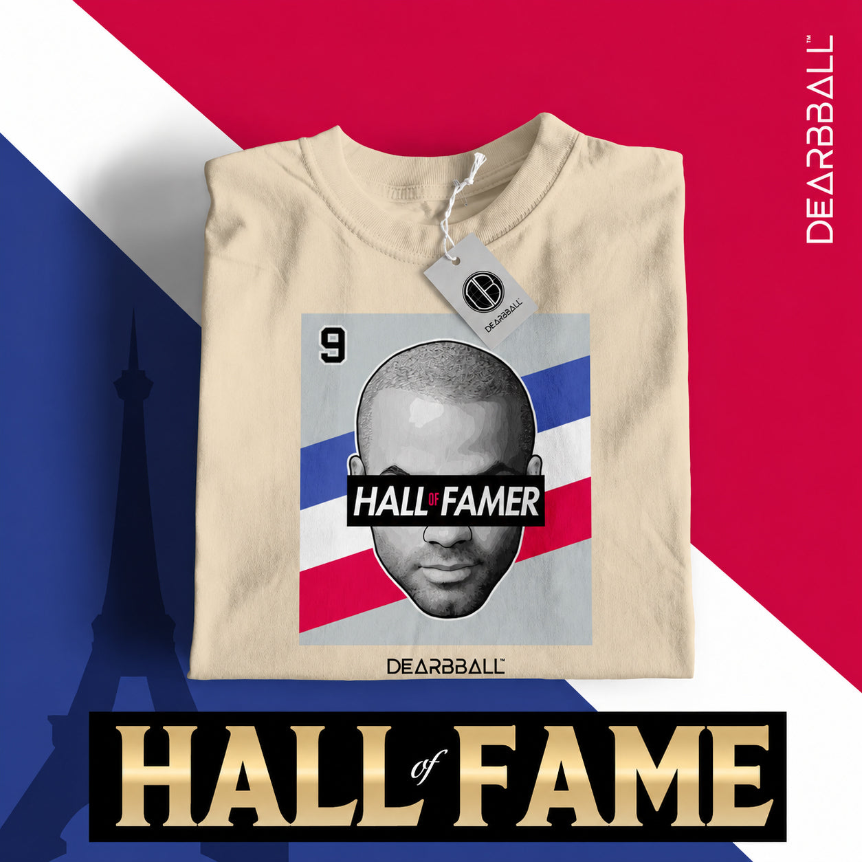 T-shirt DearBBall - Edição HOF Tricolor