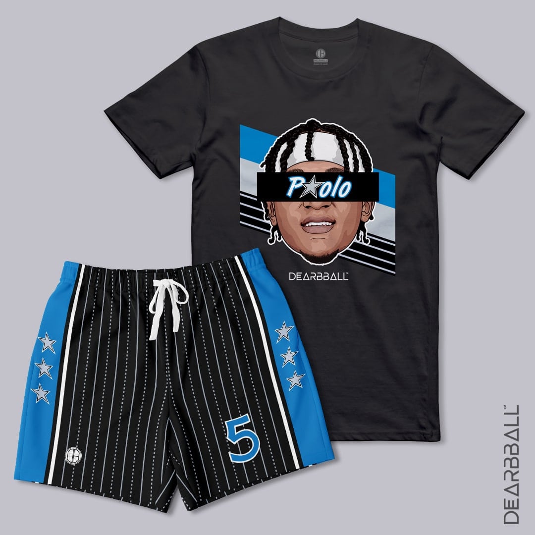 Conjunto DearBBall de T-shirt e Calções - Edição PAOLO Throwback