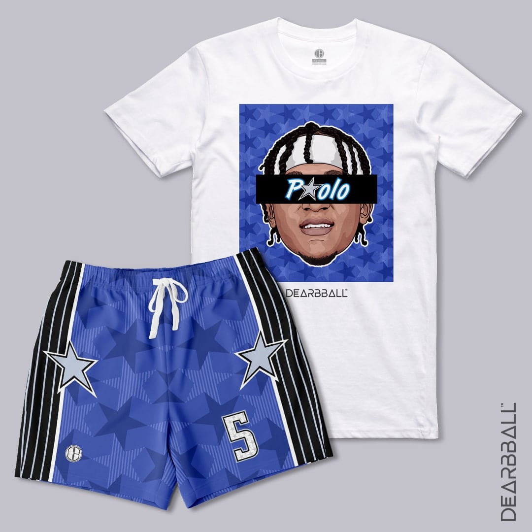 DearBBall Shorts- og T-skjorte-sett - PAOLO Stars Edition