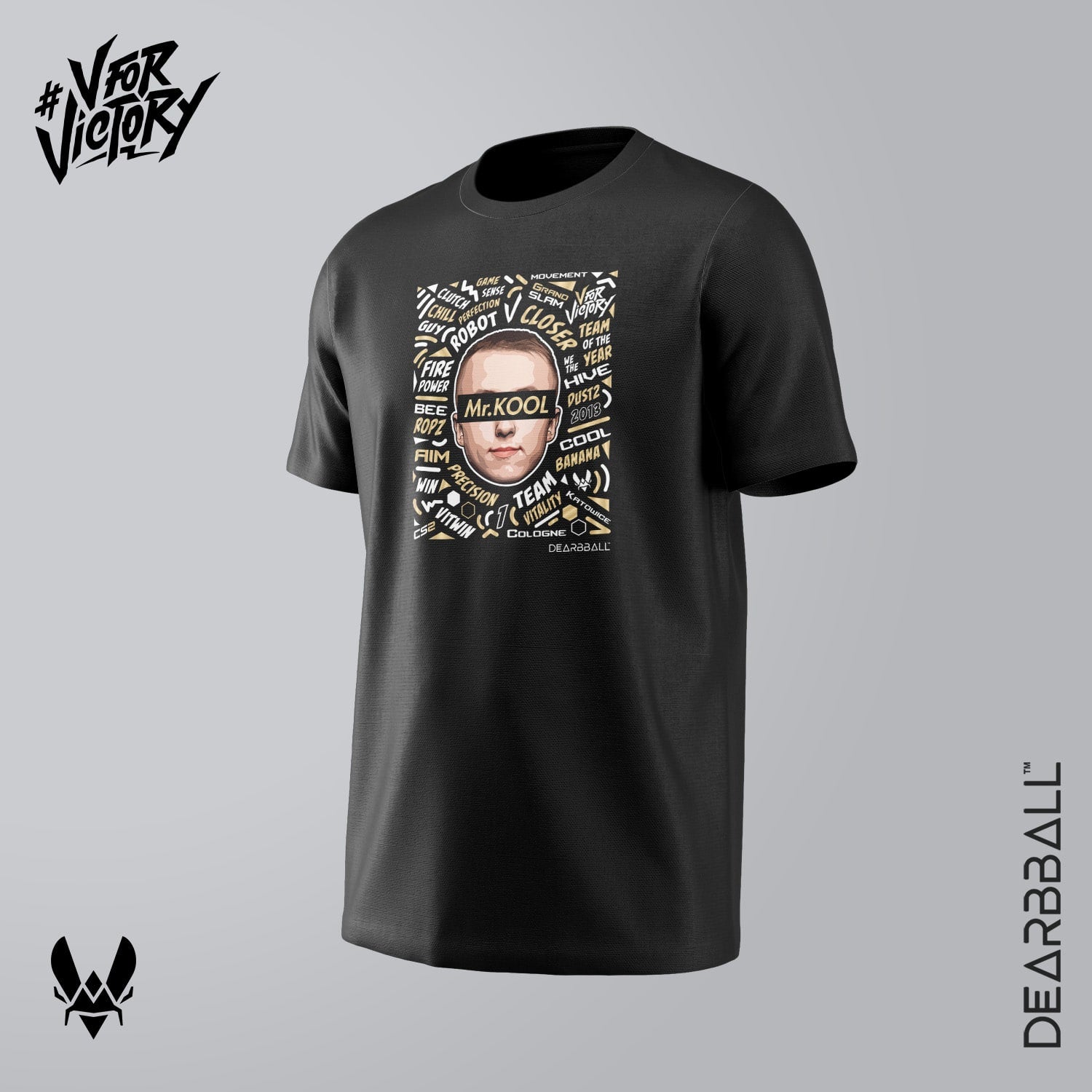 Pack 5 T-Shirts - Campeões do Vitality Grand Slam