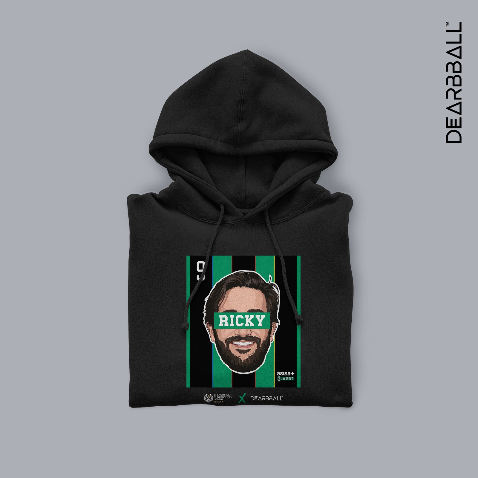 Sweatshirt com Capuz DearBBall - RICKY Edição Badalona BCL