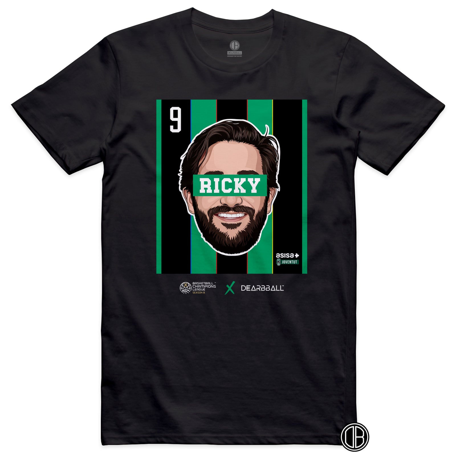T-shirt DearBBall - Edição RICKY BCL Badalona