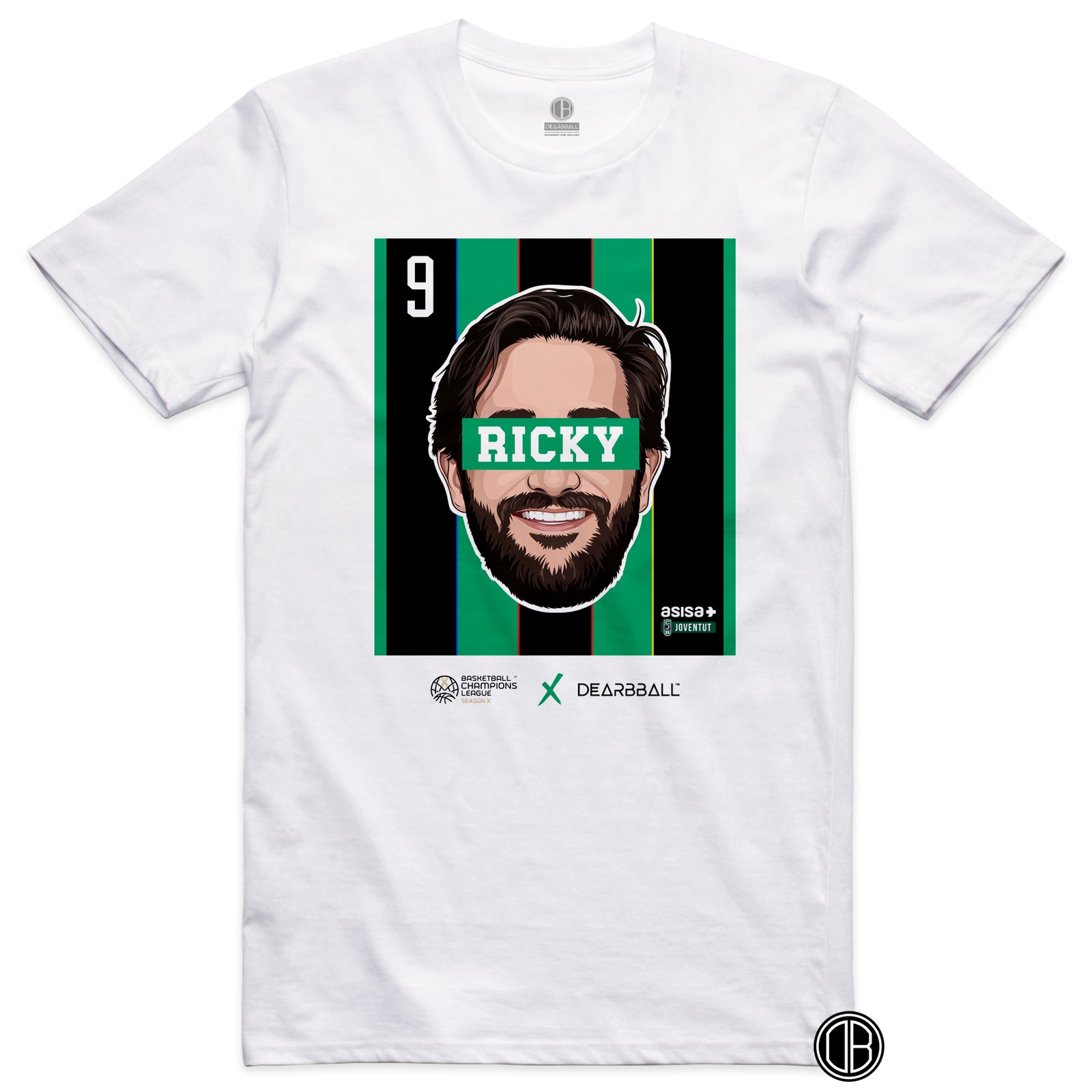 T-shirt DearBBall - Edição RICKY BCL Badalona