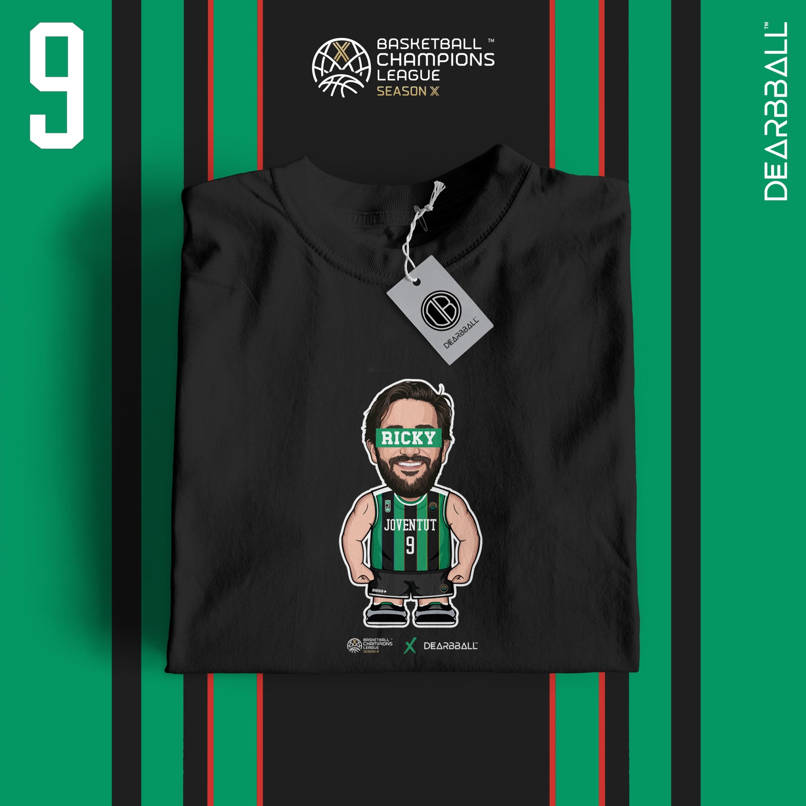 T-shirt DearBBall - Edição RICKY BCL Mini Player