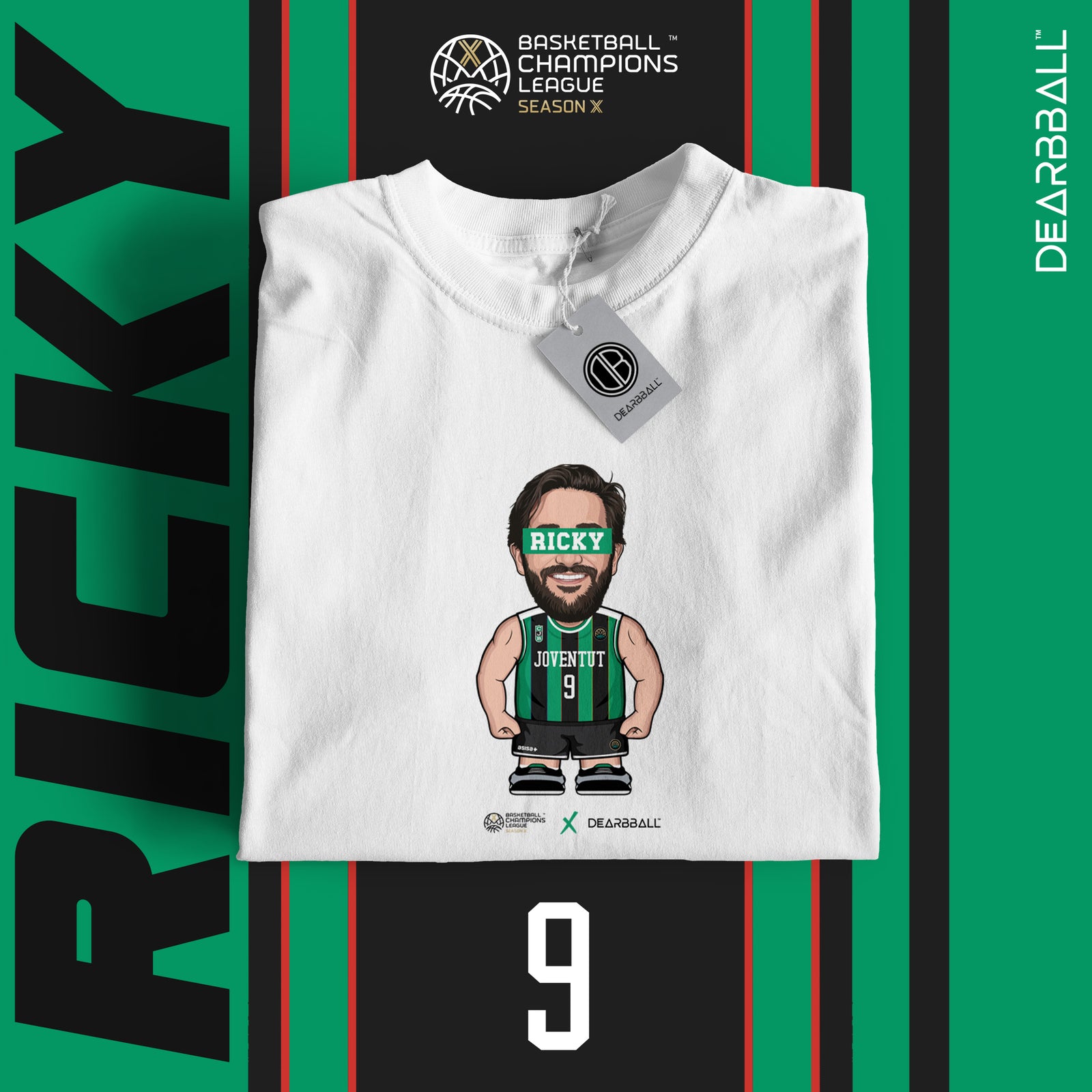 T-shirt DearBBall - Edição RICKY BCL Mini Player