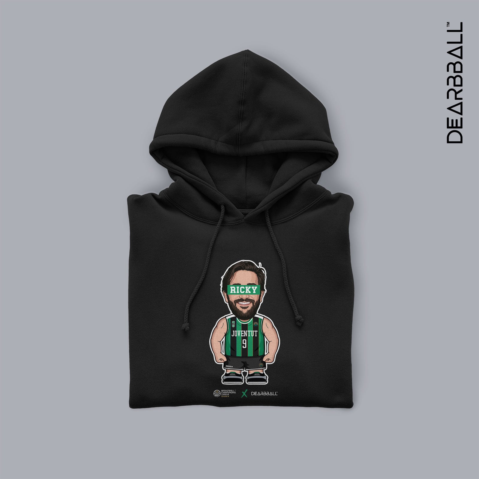Sweatshirt com Capuz DearBBall - RICKY Edição Mini Jogador BCL