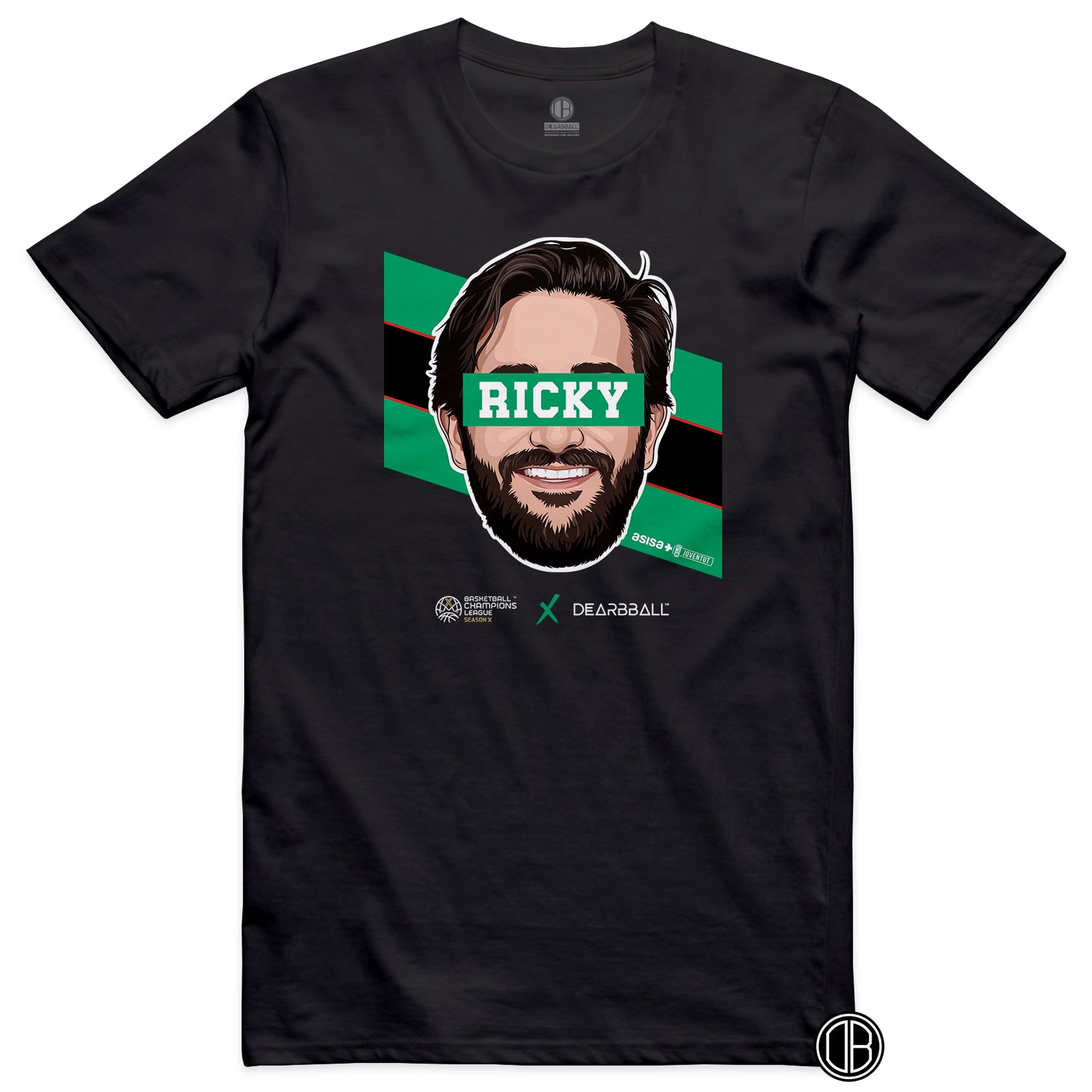T-shirt DearBBall - Edição RICKY BCL Stripes