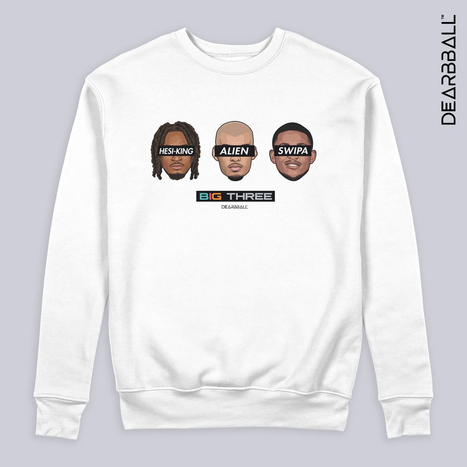 Sweatshirt DearBBall - Edição BIG THREE San Antonio