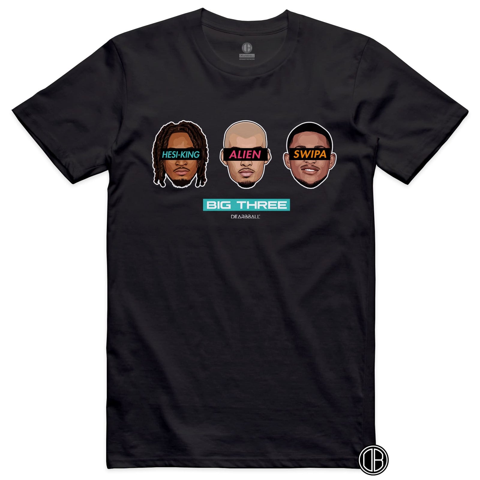 T-shirt DearBBall - Edição BIG THREE San Antonio