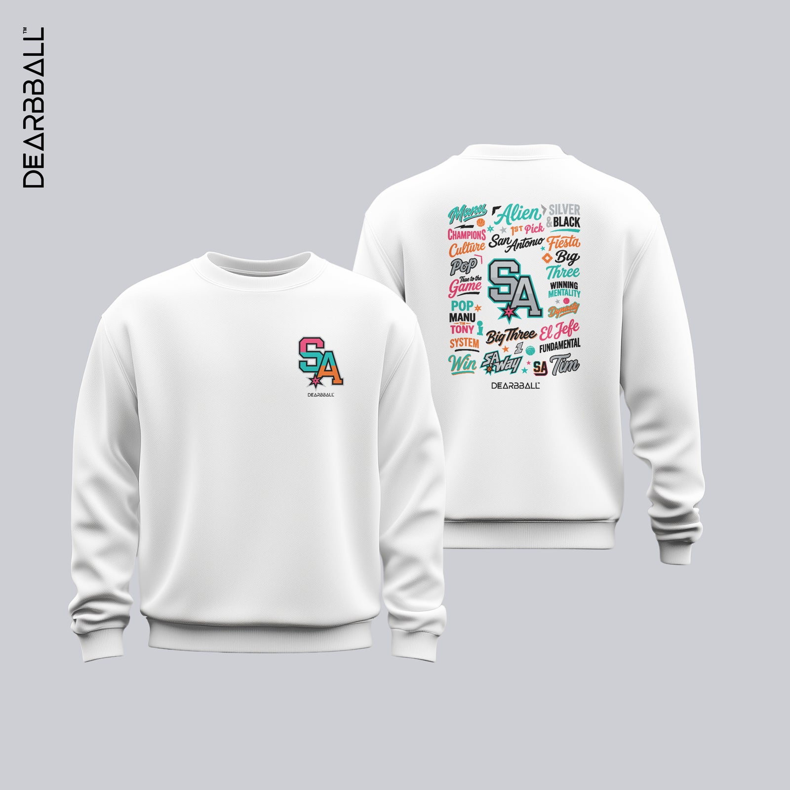 DearBBall Sweat Premium - SAN ANTONIO Fiesta Words Matter Edition
