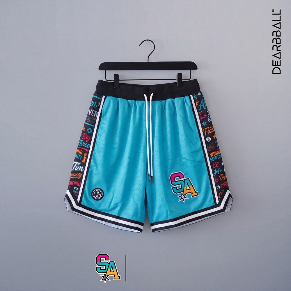 DBB SHORT MESH PREMIUM - SAN ANTONIO FINALS 26 WORDS MATTER EDITION