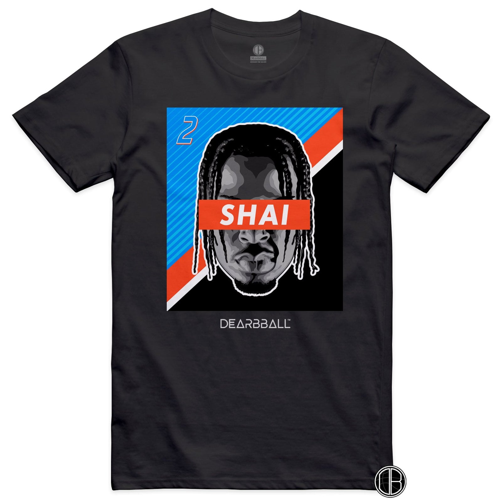 DearBBall Shorts- og T-skjorte-sett - SHAI OKC Lightning Edition