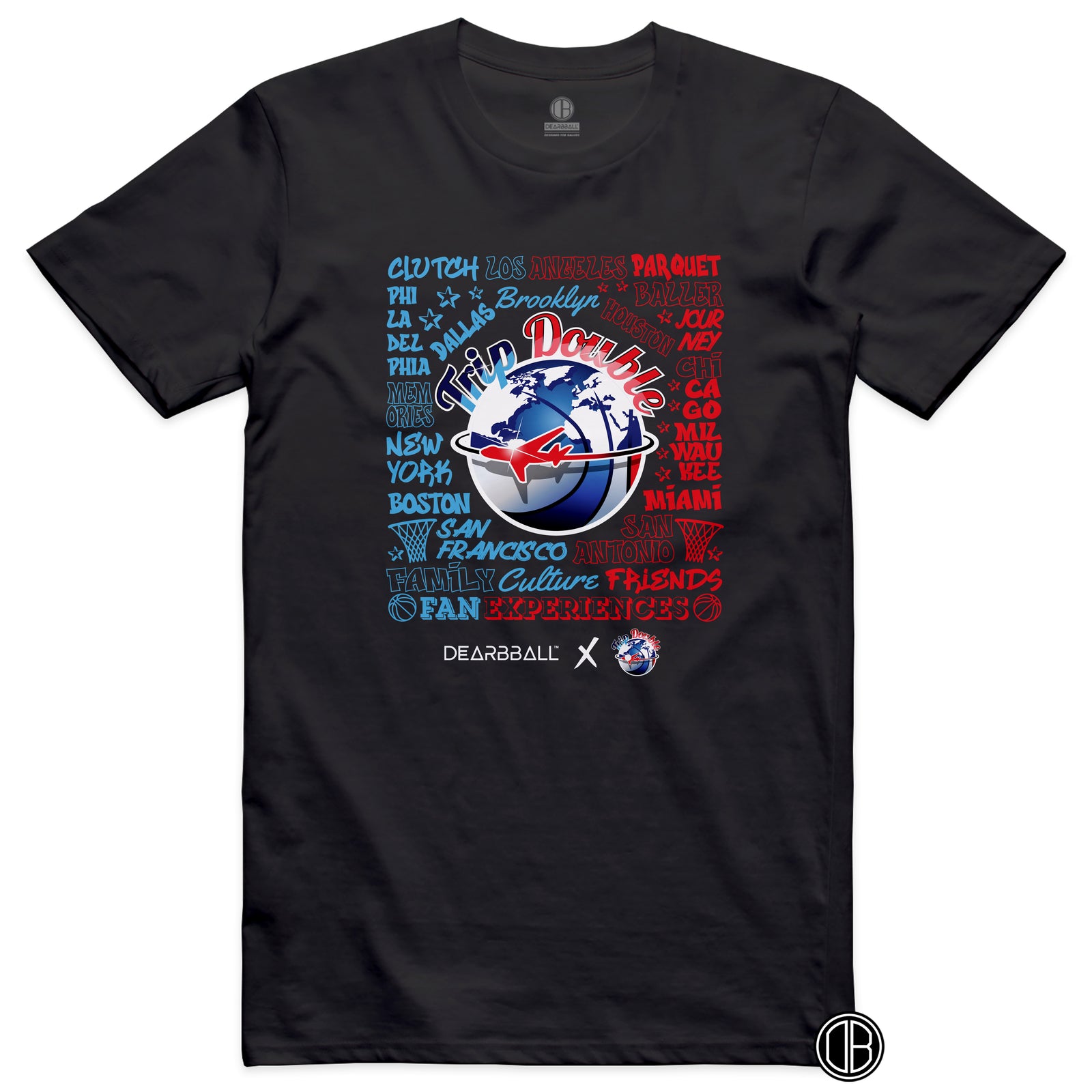 T-shirt DearBBall - Edição Trip Double Words Matter
