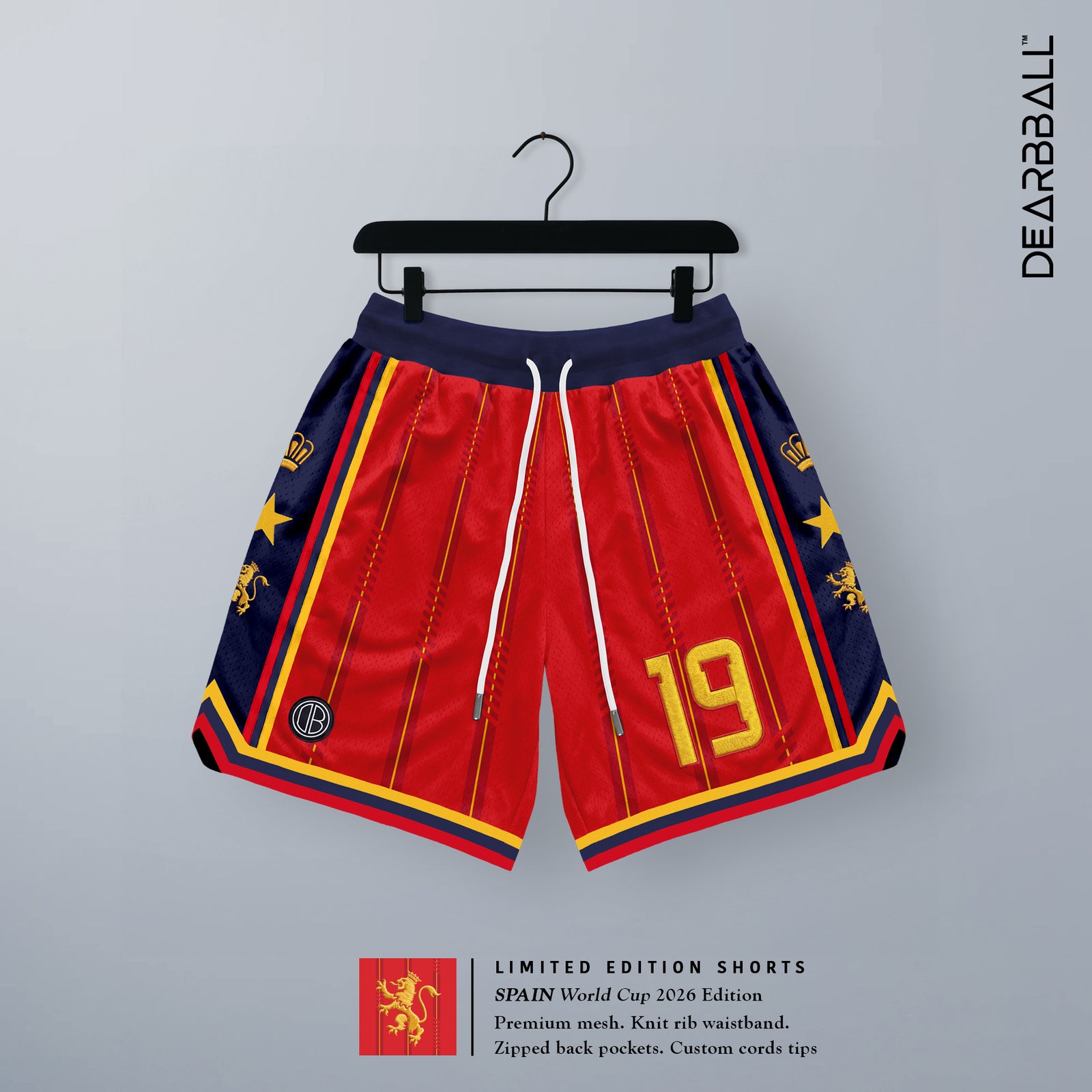 DBB SHORT MESH PREMIUM - EDICIÓN LIMITADA NUMERADA L.A. INFINITY BLANCO