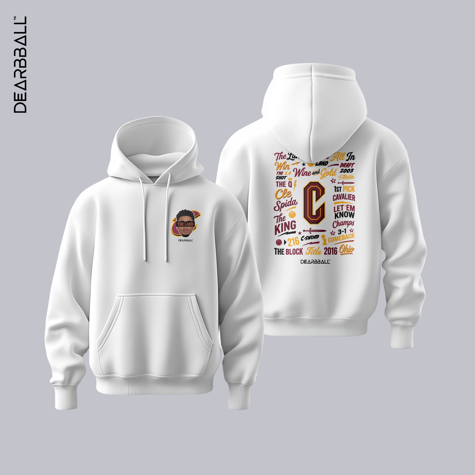 DearBBall Hoodie Premium - SPIDA The Land Words Matter Edition