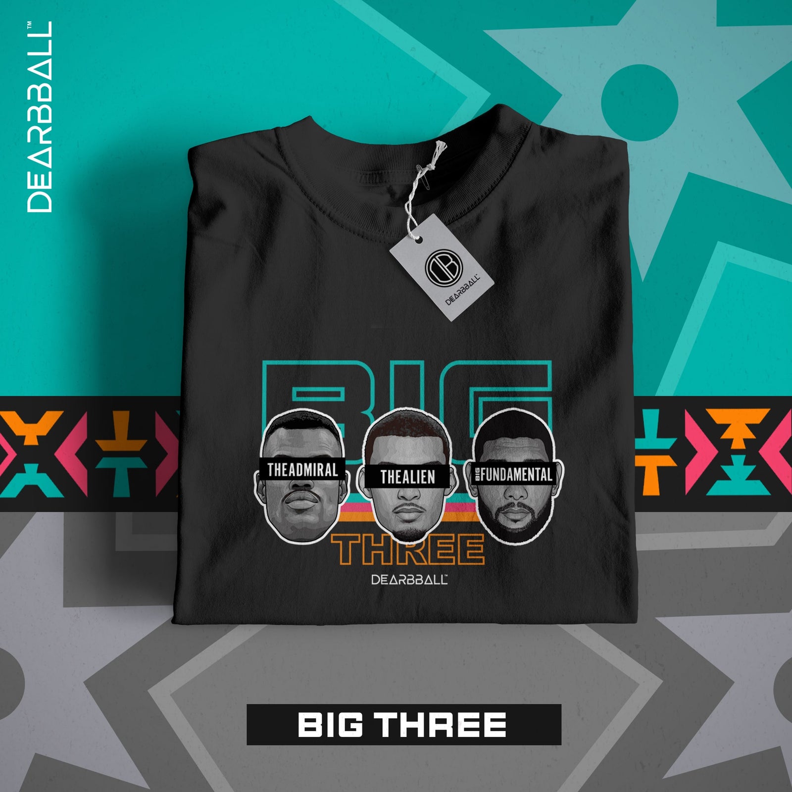 DearBBall T-Shirt - BIG 3 San Antonio Edition
