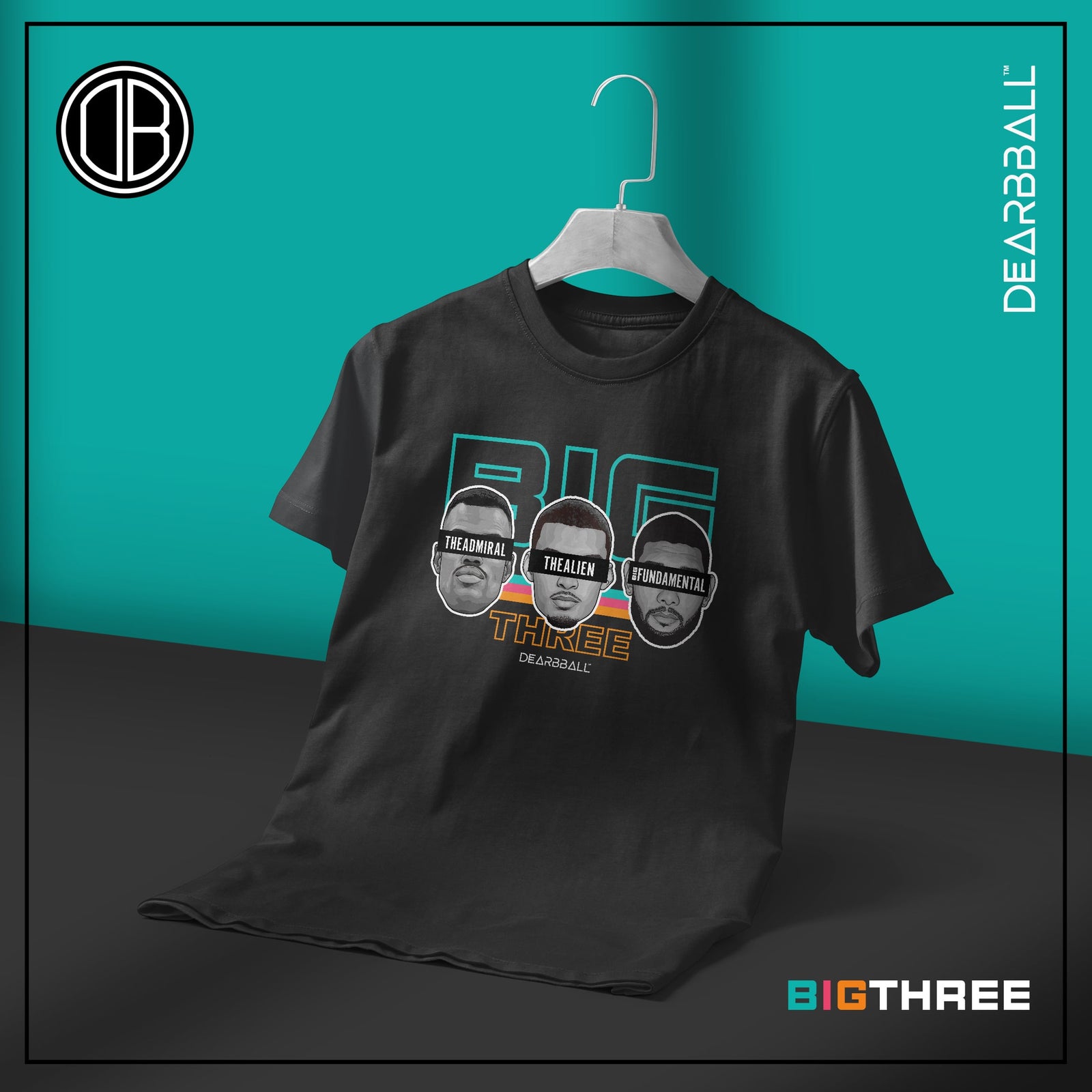 DearBBall T-Shirt - BIG 3 San Antonio Edition
