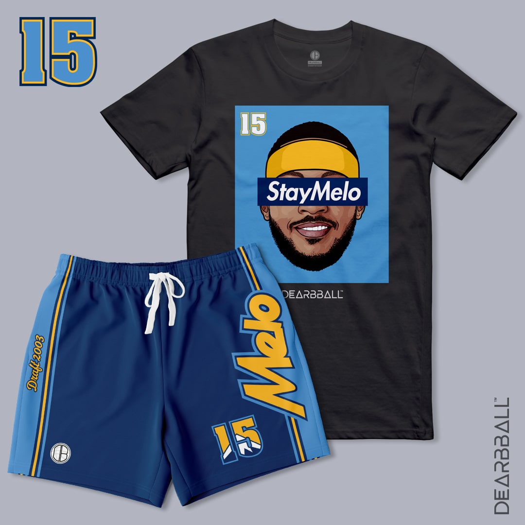 Conjunto DearBBall de T-shirt e Calções - Edição StayMelo Denver