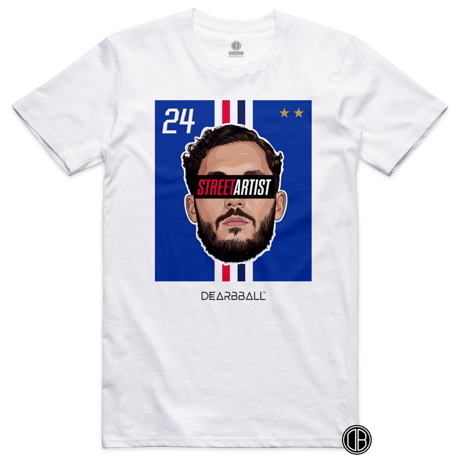 DearBBall T-skjorte - STREET ARTIST Tricolor CDM Edition