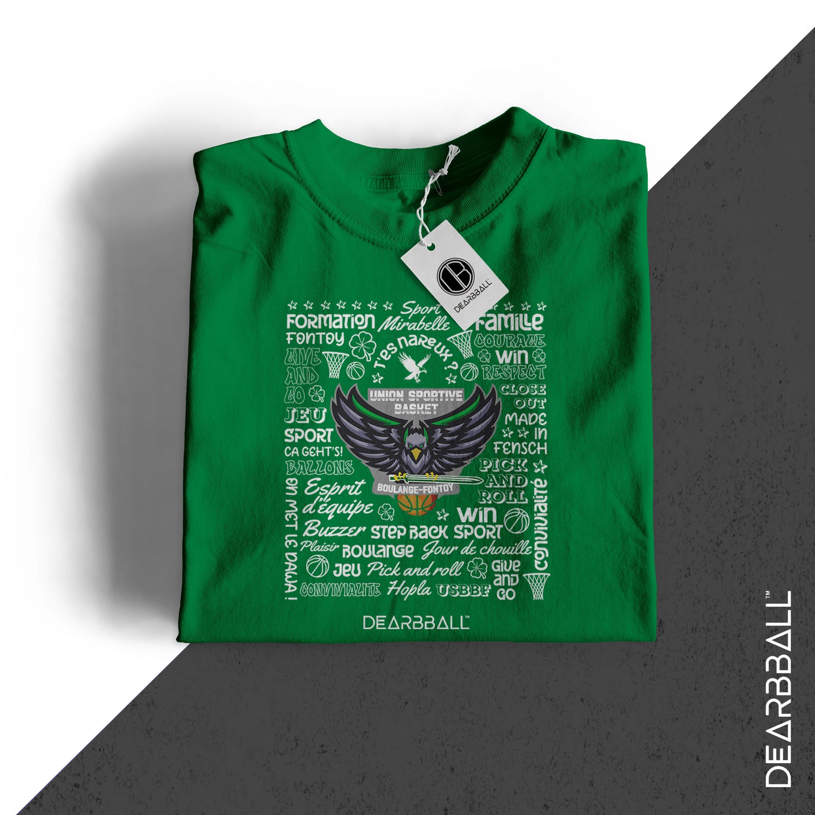 T-Shirt DearBBall - Edição Boulange Fontoy Words Matter