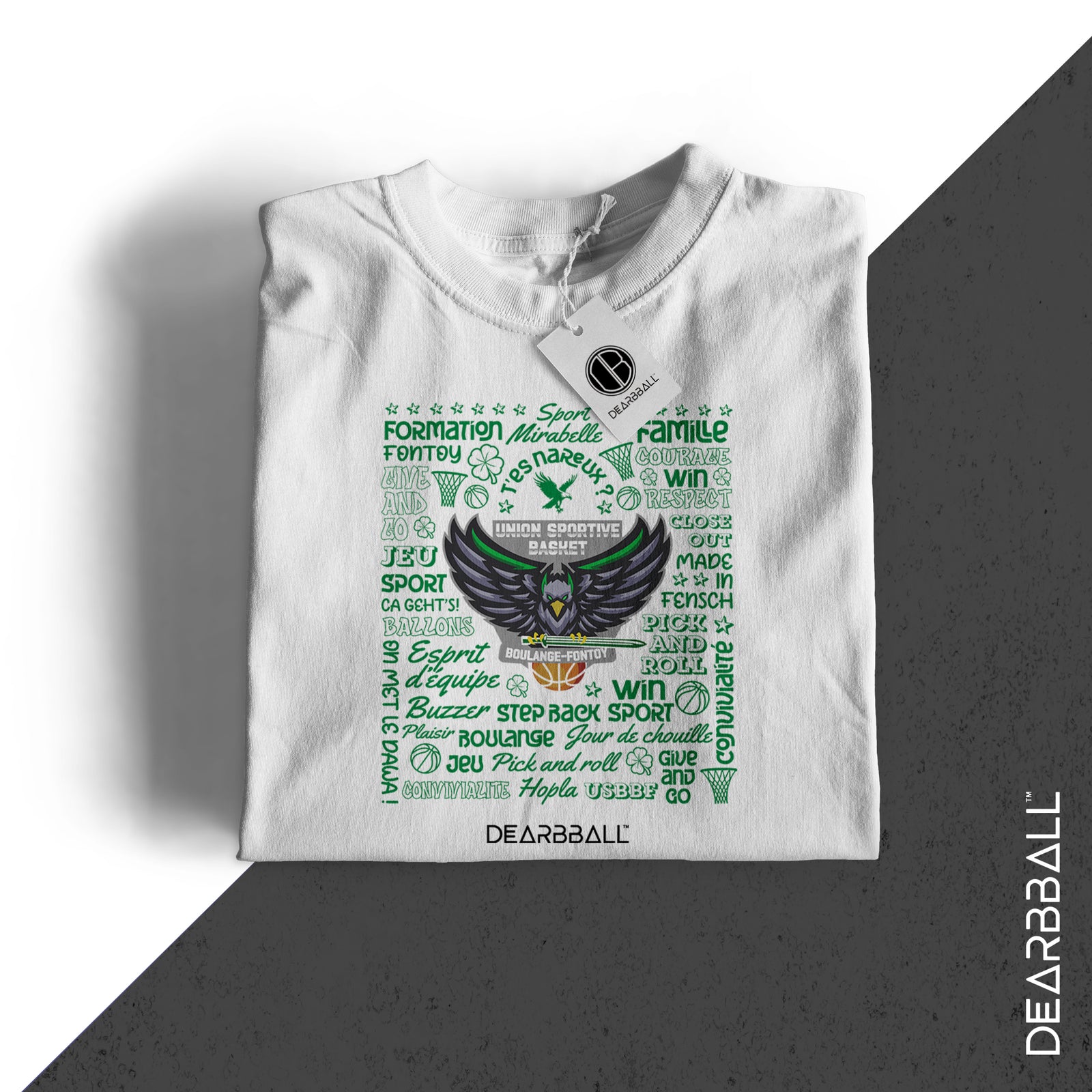 T-Shirt DearBBall - Edição Boulange Fontoy Words Matter