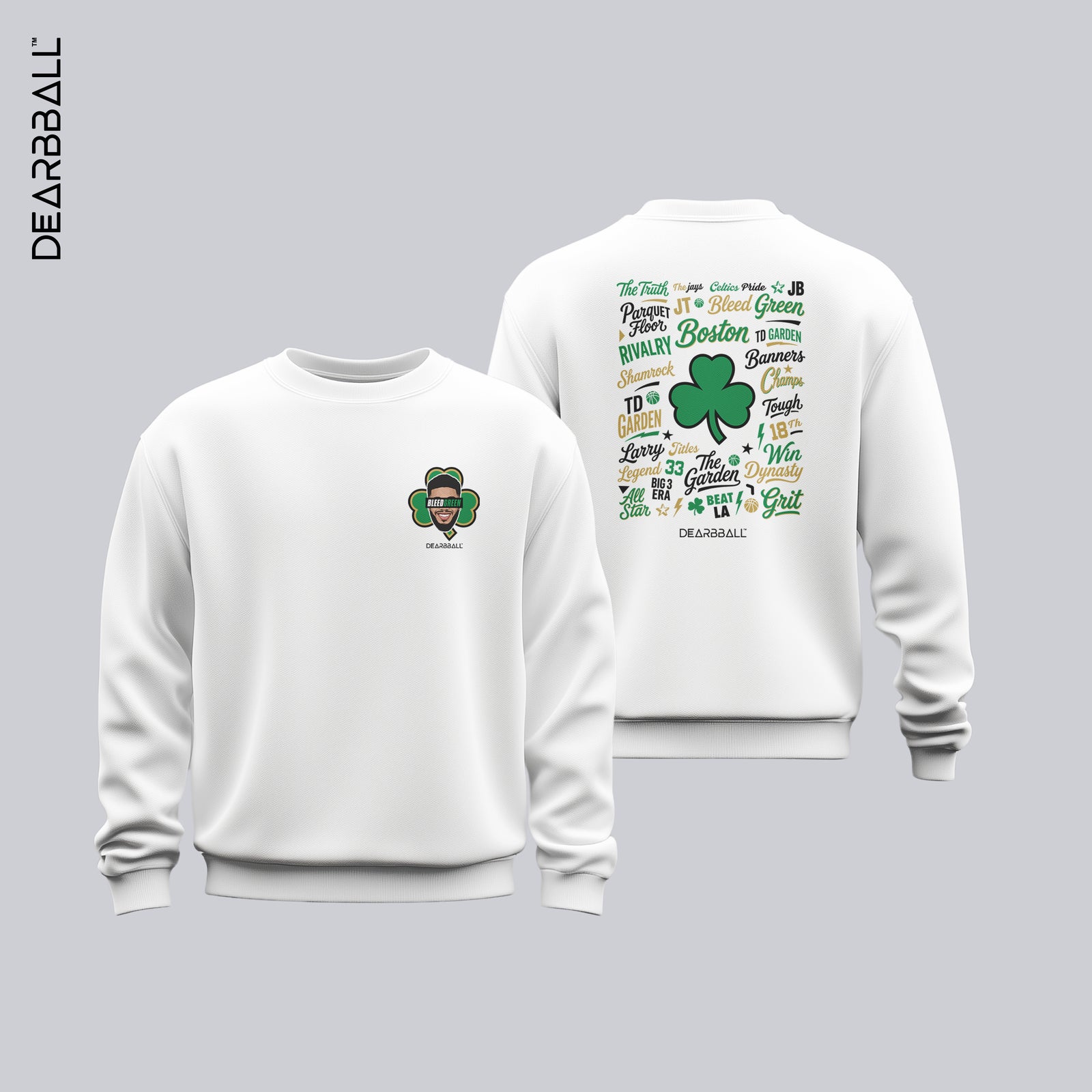DearBBall Sweat Premium - BleedGreen BOSTON Words Matter Edition