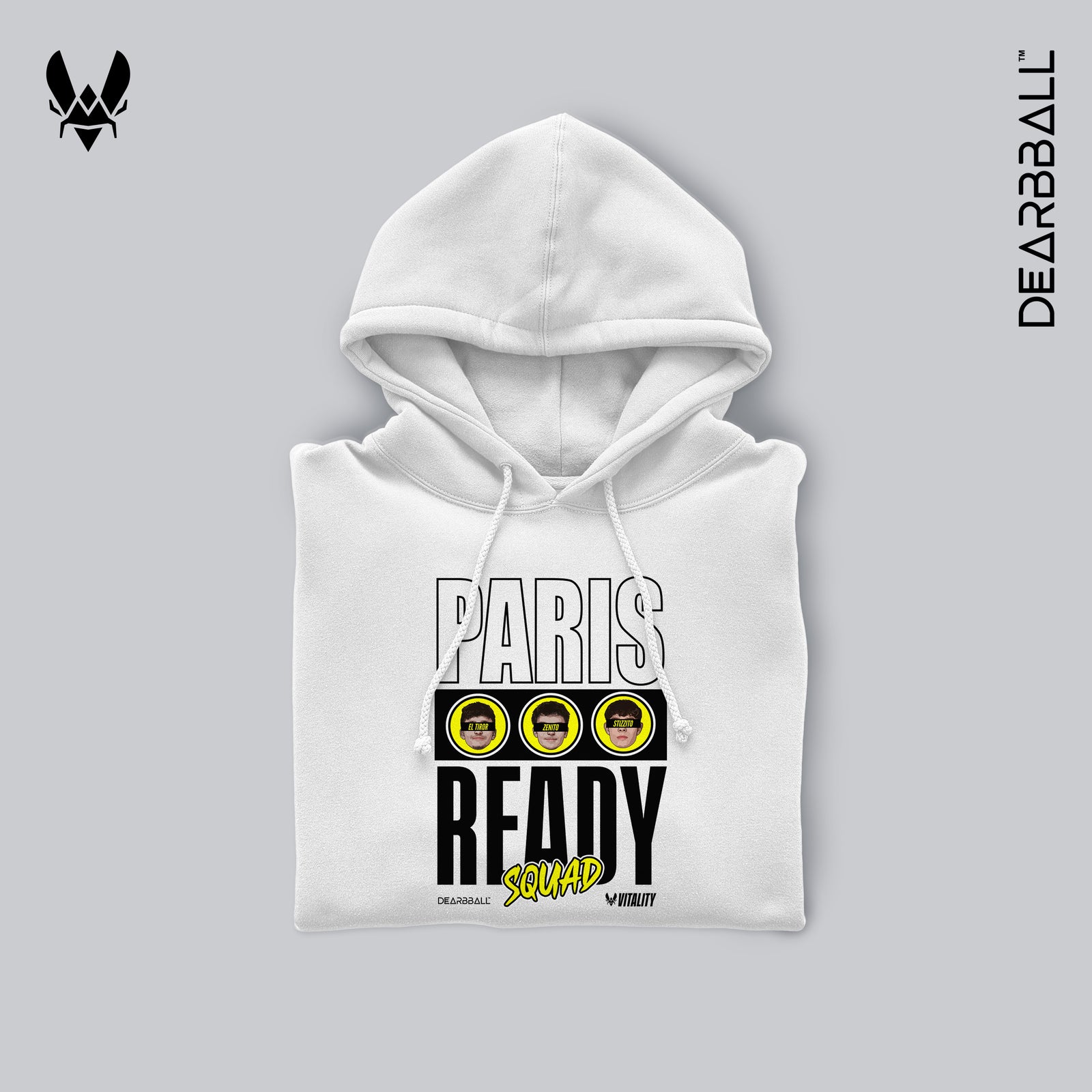 Sweatshirt com Capuz DearBBall - Paris Ready Squad Vitality Edition