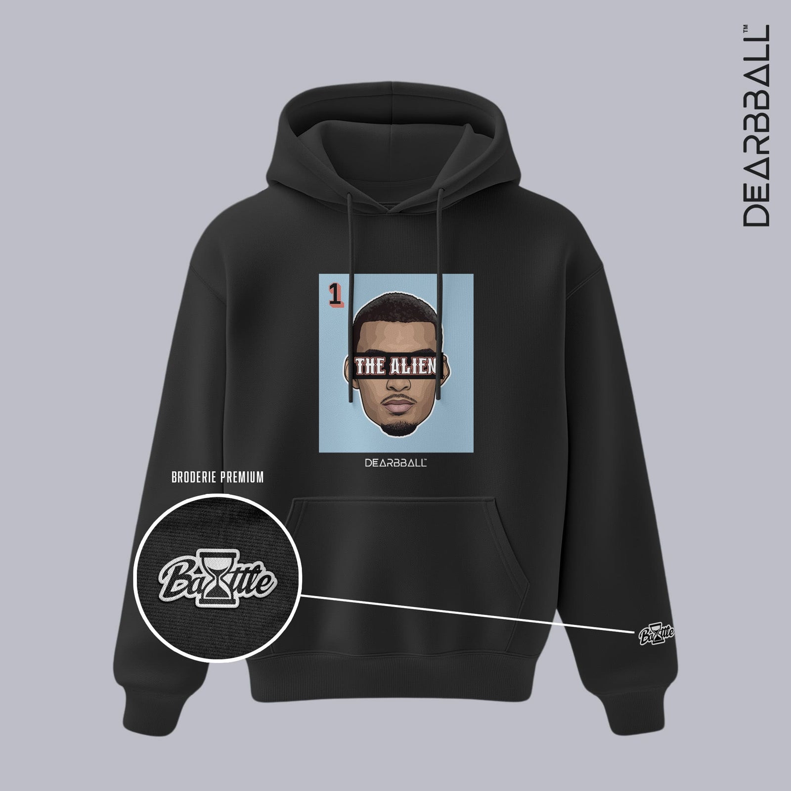 Sudadera con Capucha DearBBall - The AL1EN BOG Edición Premium
