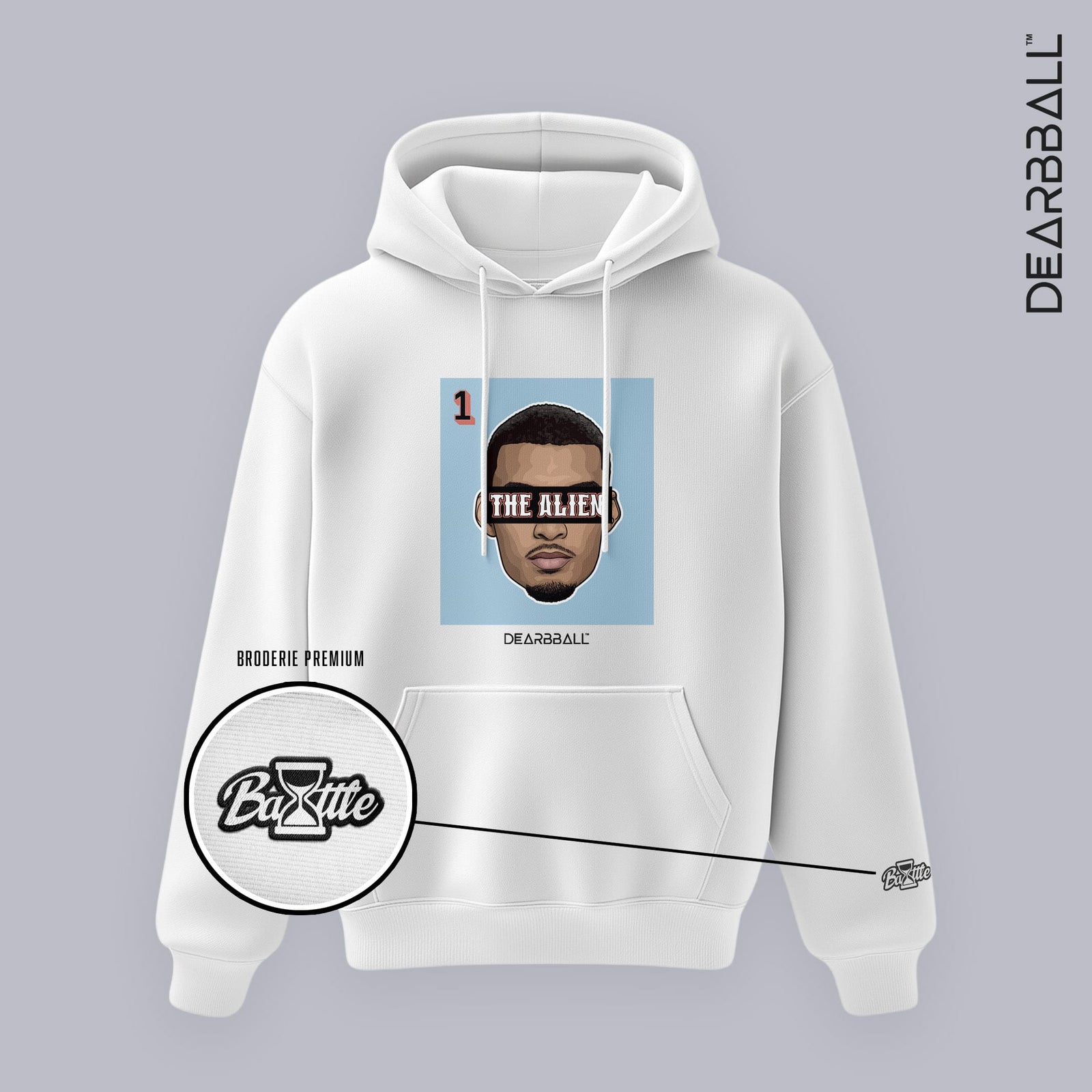 Sudadera con Capucha DearBBall - The AL1EN BOG Edición Premium