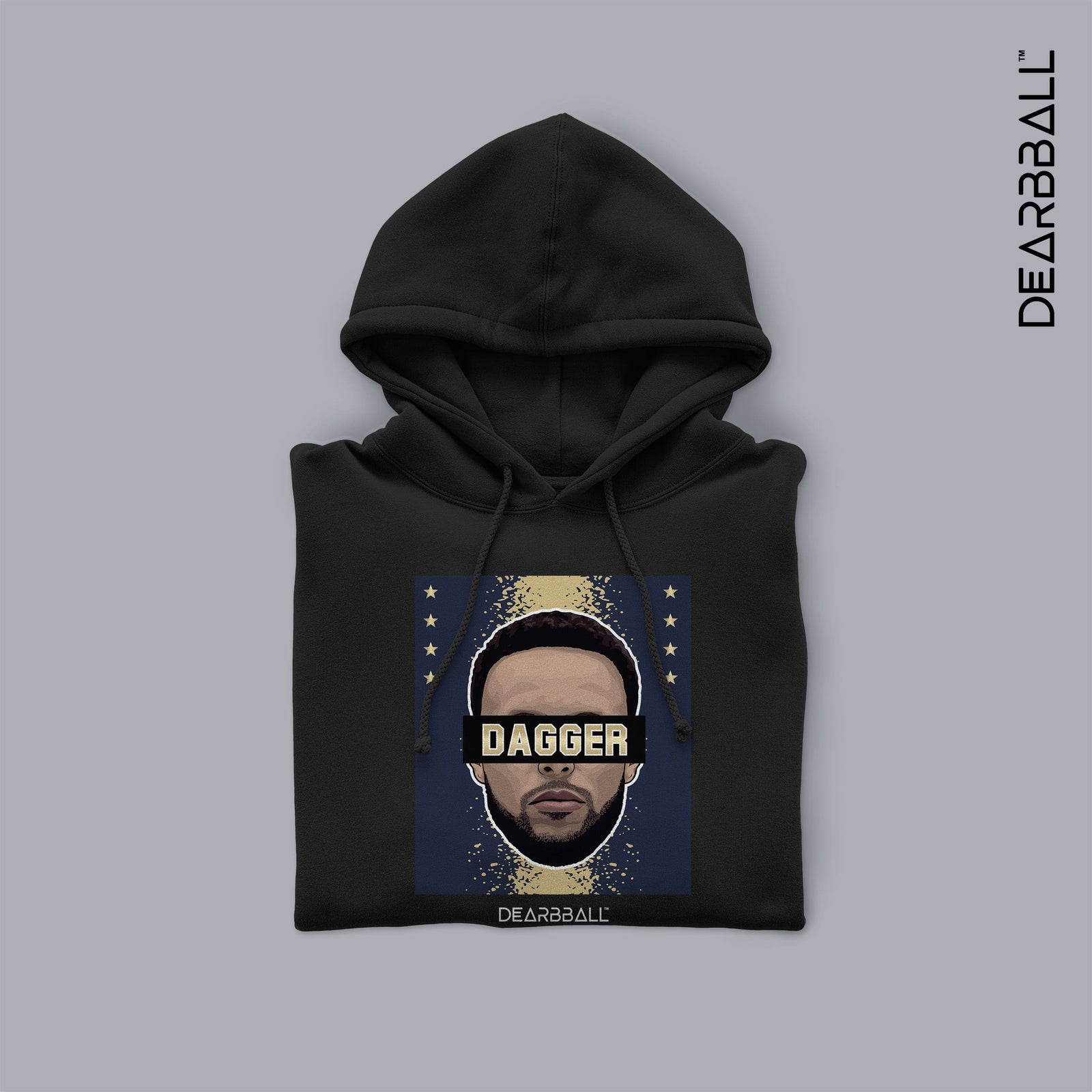 DearBBall Hoodie - DAGGER GOLD Stars Edition