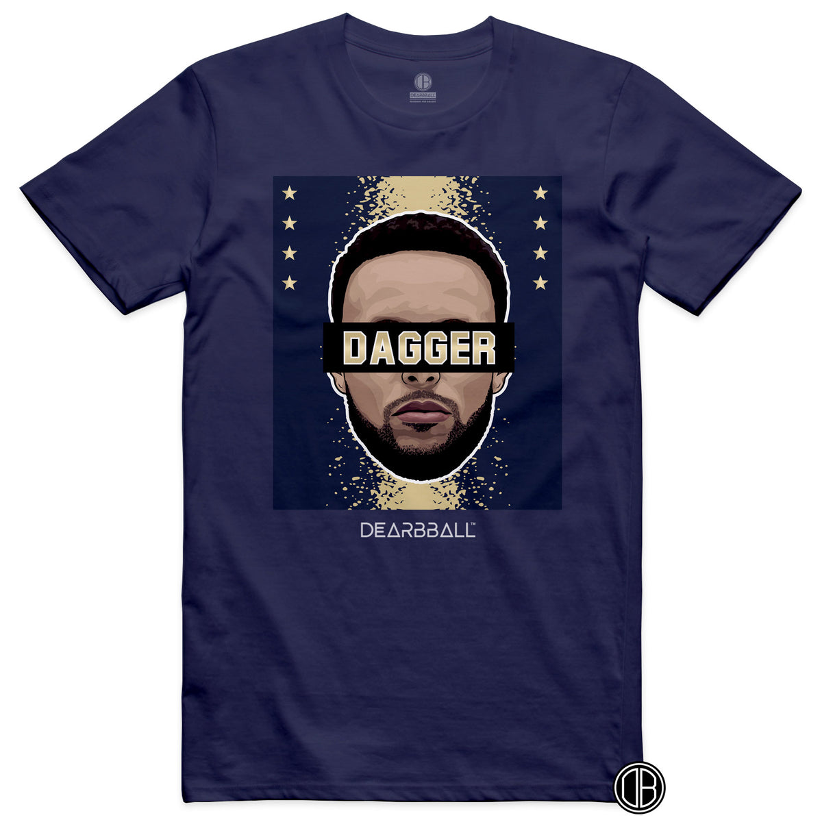 DearBBall Ensemble Short Mesh T-Shirt - DAGGER STARS GOLD Edition