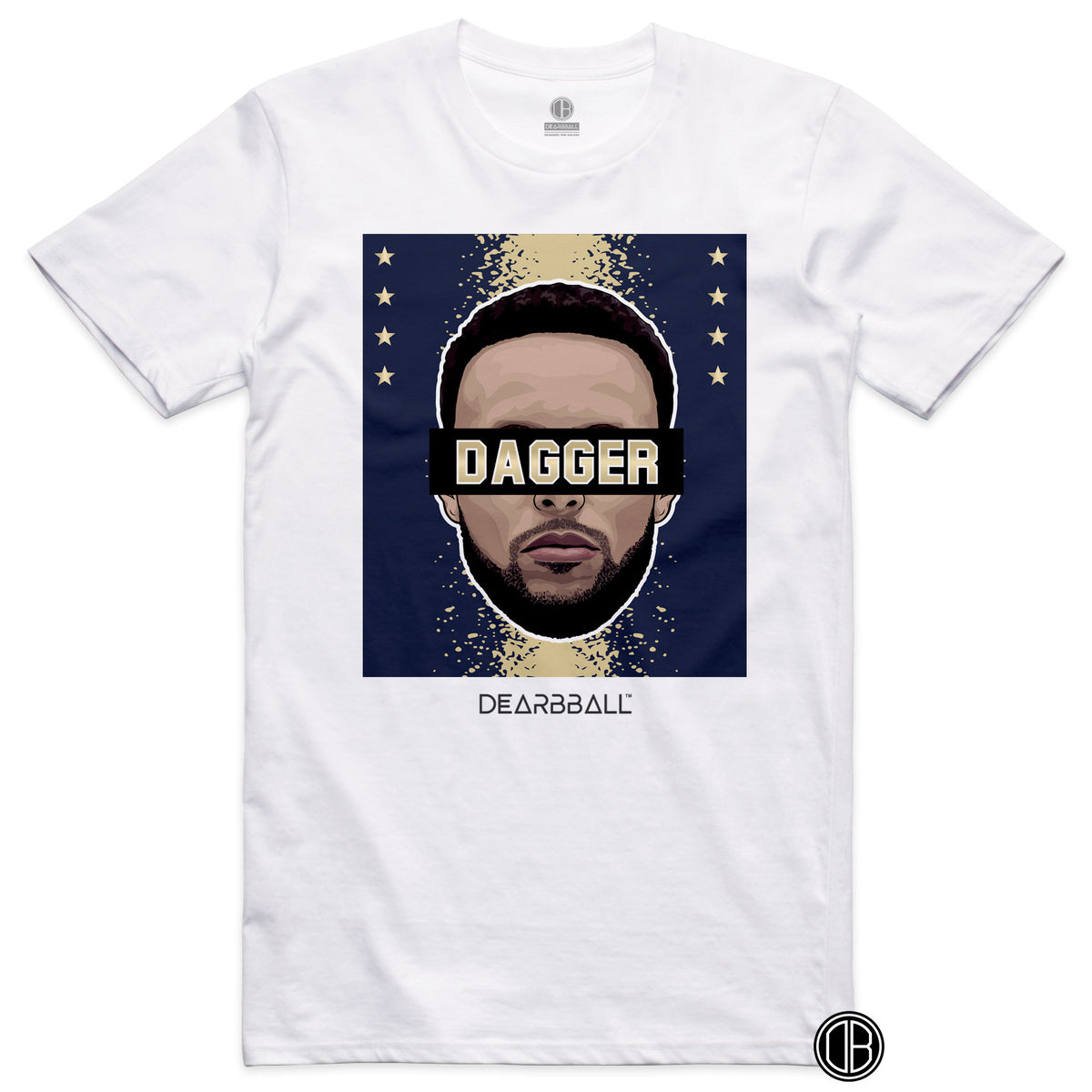 DearBBall Ensemble Short Mesh T-Shirt - DAGGER STARS GOLD Edition