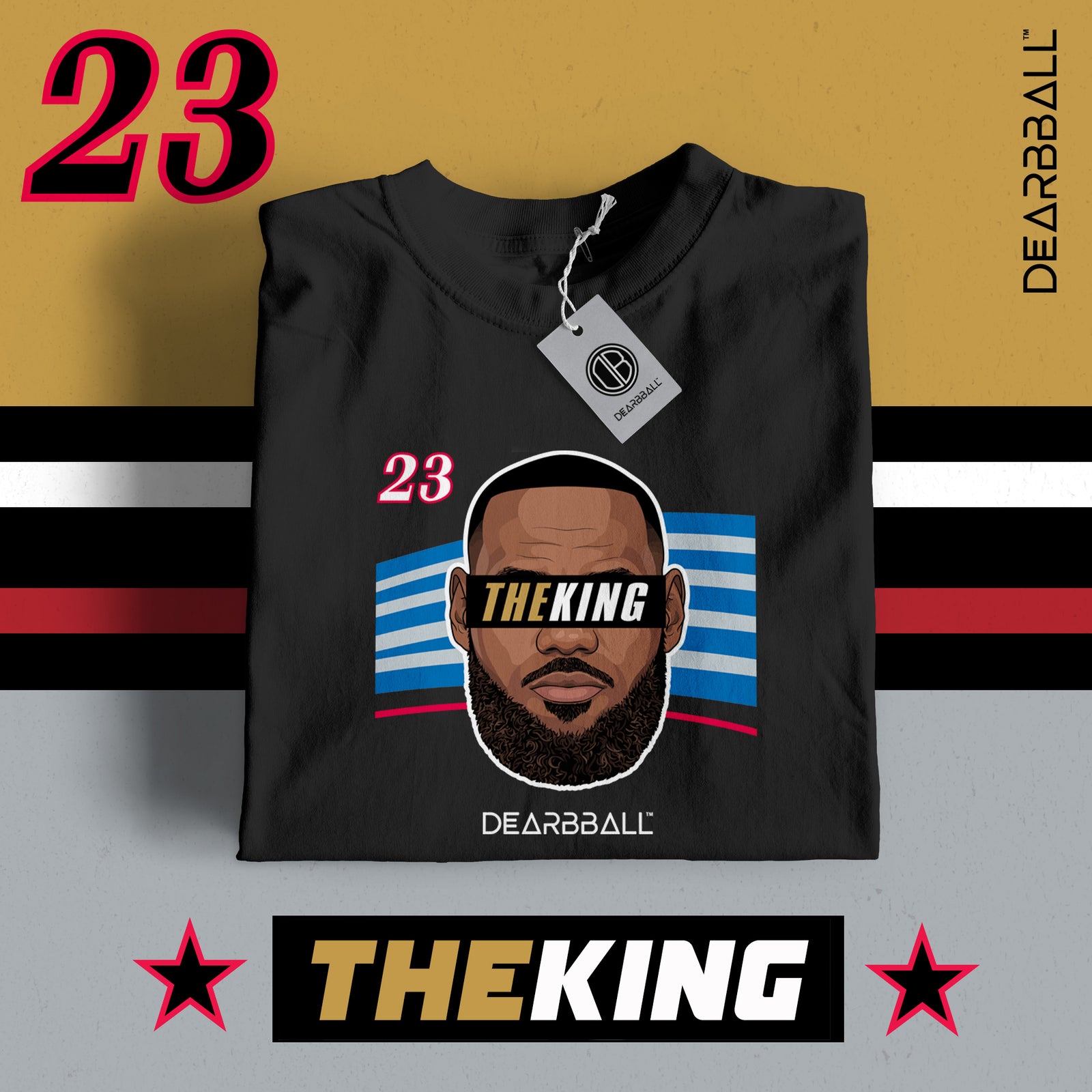 DearBBall T-Shirt - TheKING Phila Throwback Edition