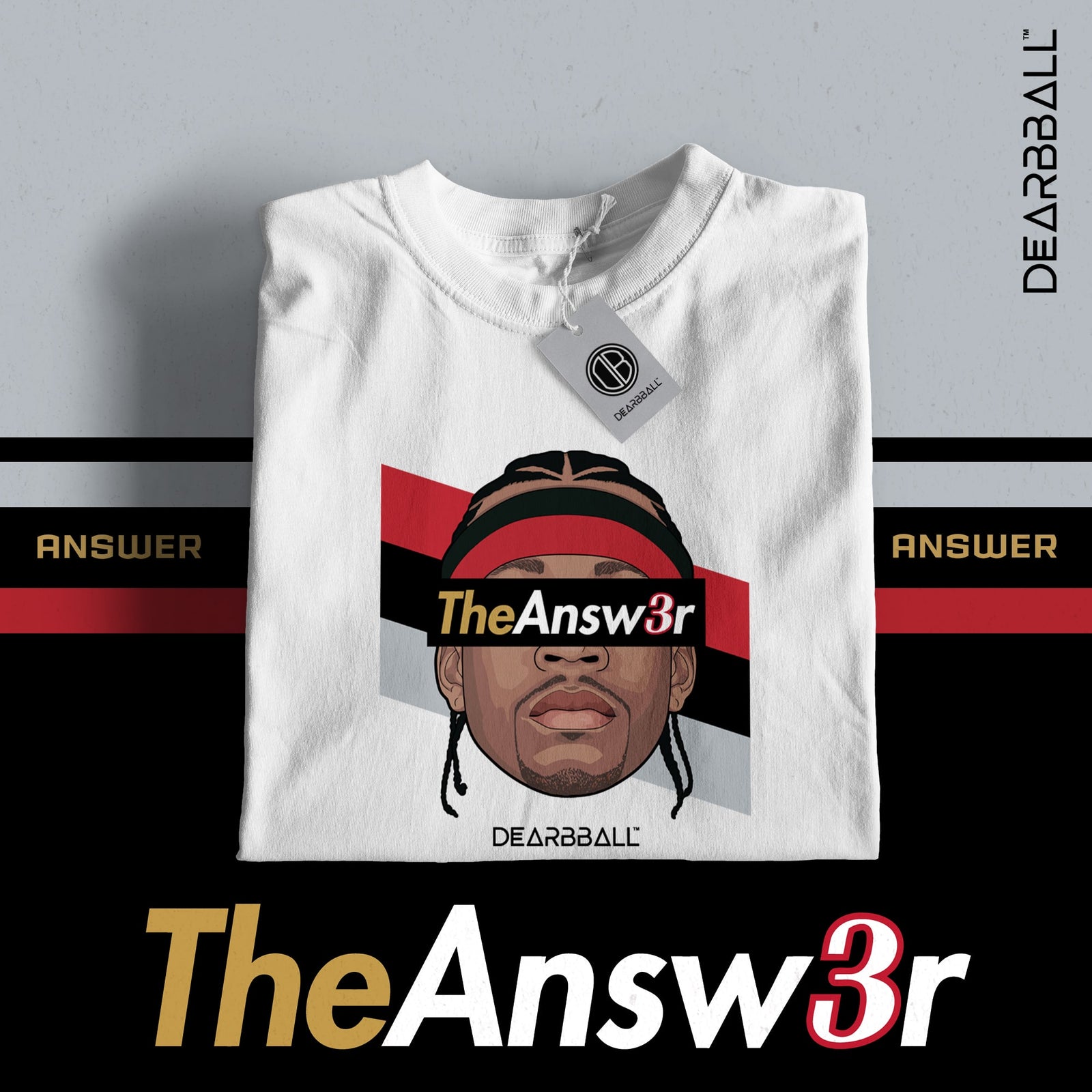 DearBBall T-Shirt - Edição TheANSW3R Stripes