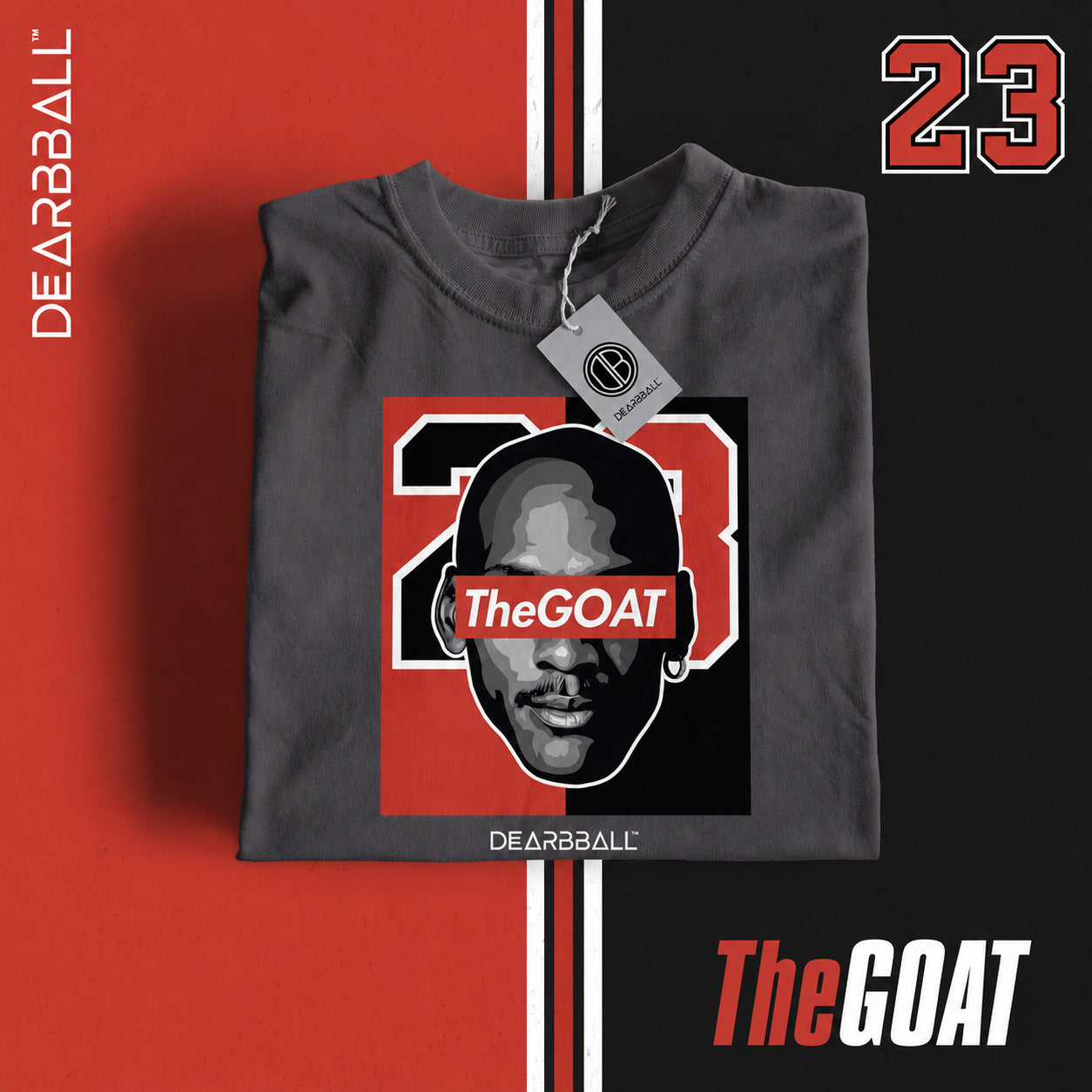DearBBall T-skjorte - TheGOAT 23 Bicolor Edition