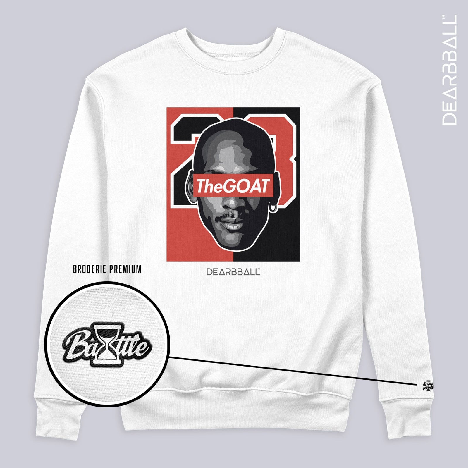 Sudadera DearBBall - GOAT 23 BOG Edición Premium