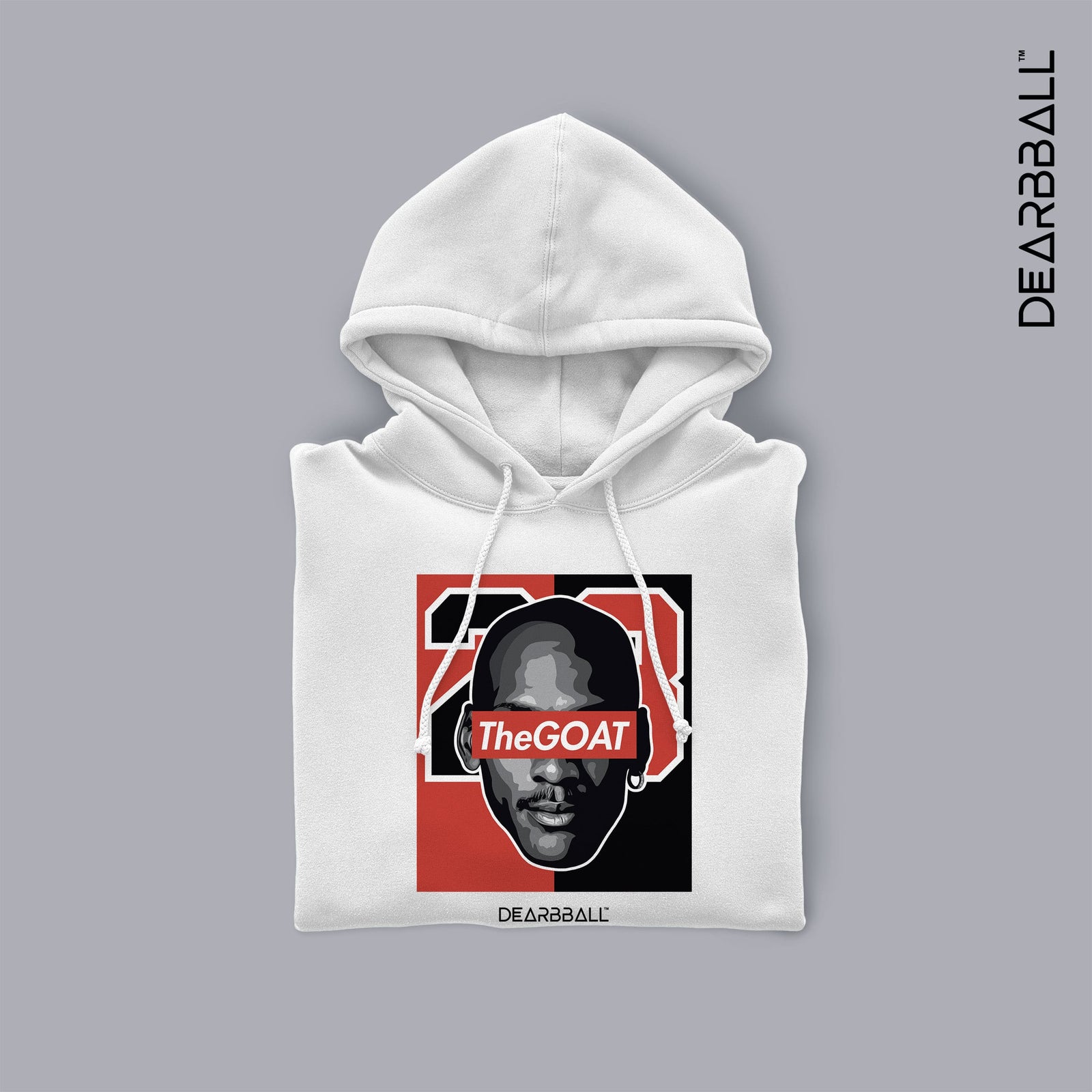 DearBBall Hoodie - TheGOAT 23 Bicolor Edition