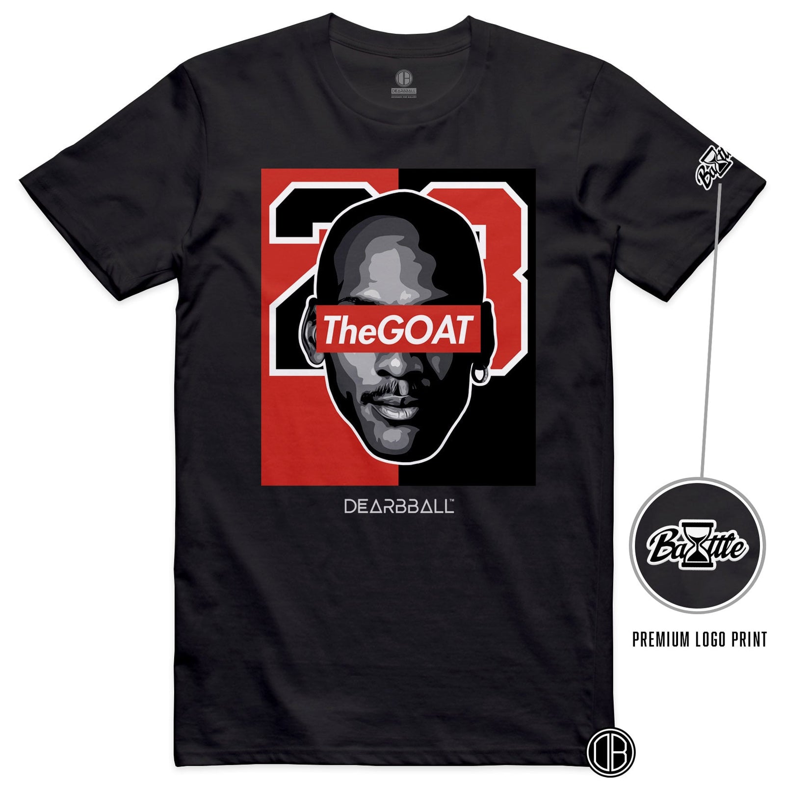 Camiseta DearBBall - GOAT 23 BOG Edición Premium