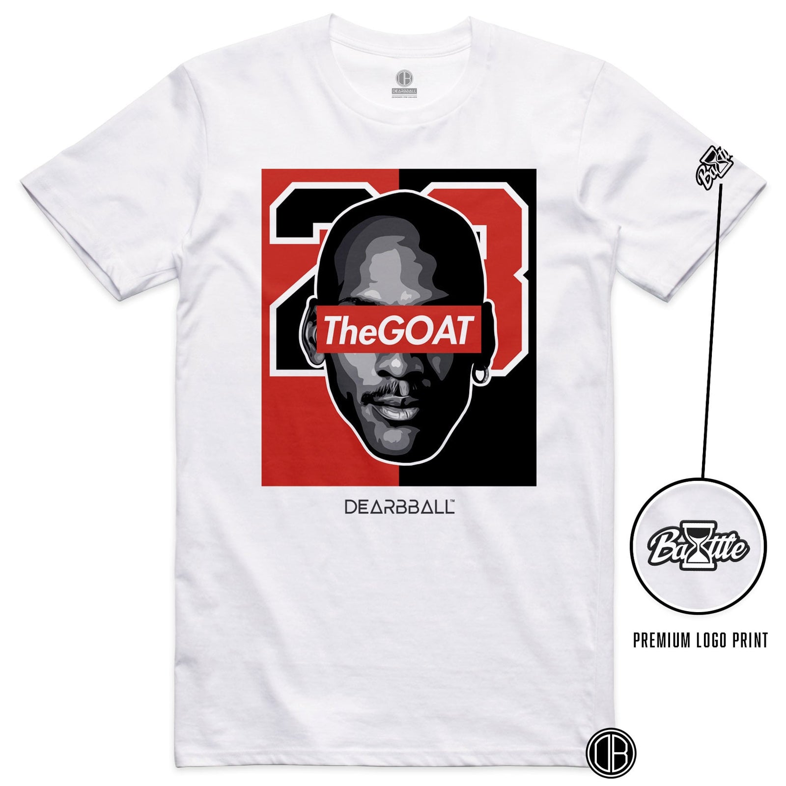 Camiseta DearBBall - GOAT 23 BOG Edición Premium