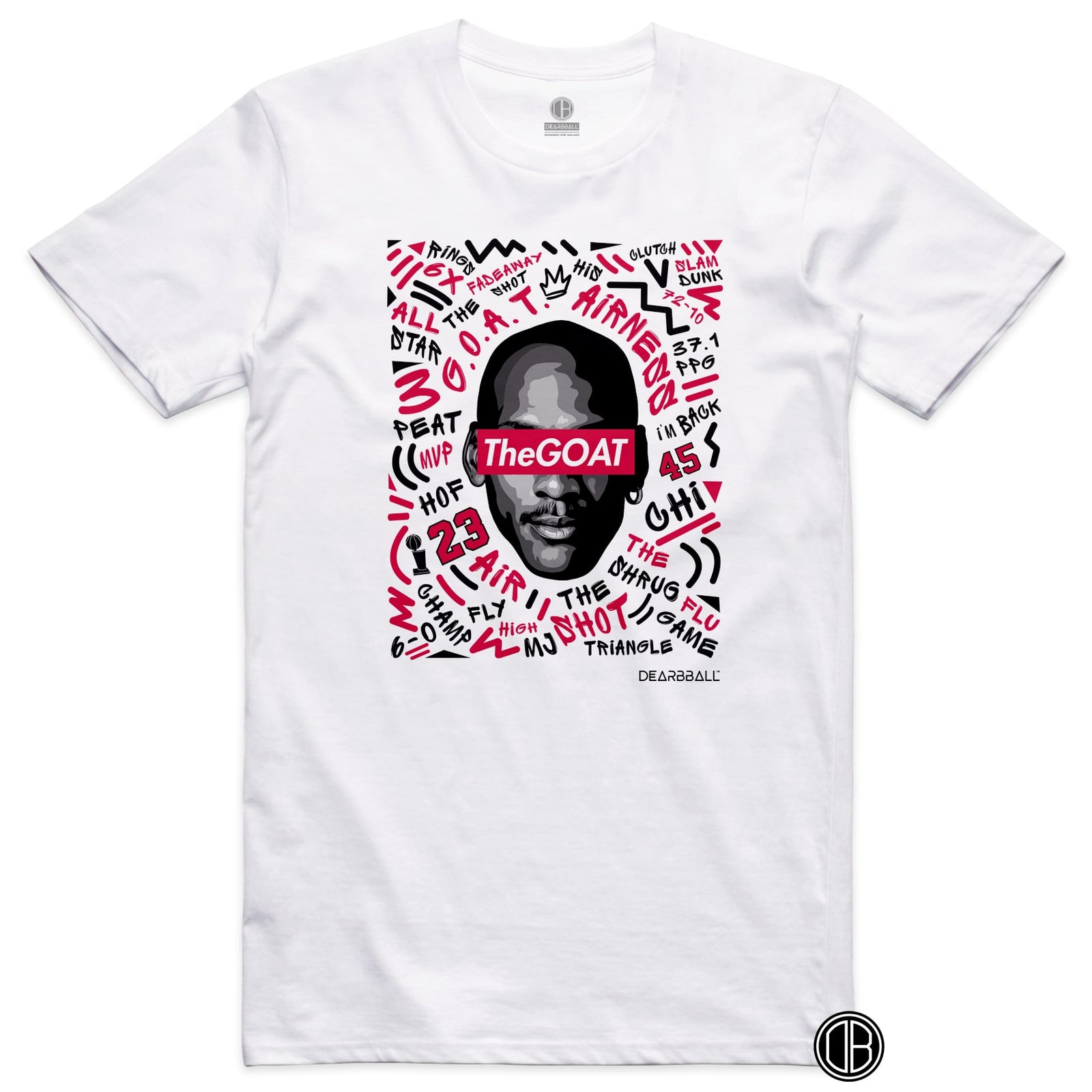 DearBBall T-skjorte - TheGOAT Words Matter-utgave