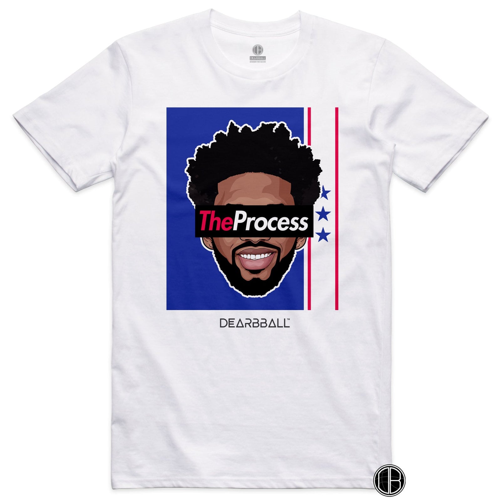DearBBall T-skjorte - PROCESS Blue-utgave