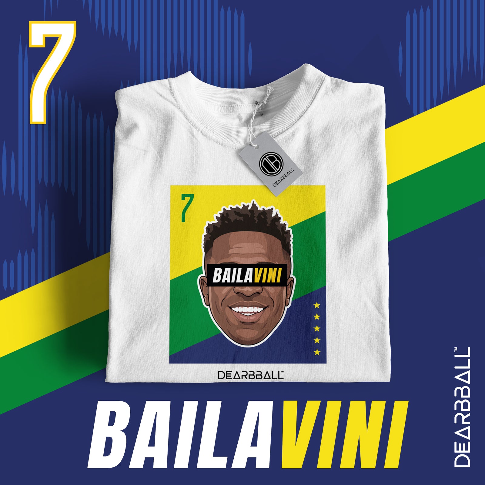 DearBBall T-skjorte - BAILA VINI Brazil CDM-utgave