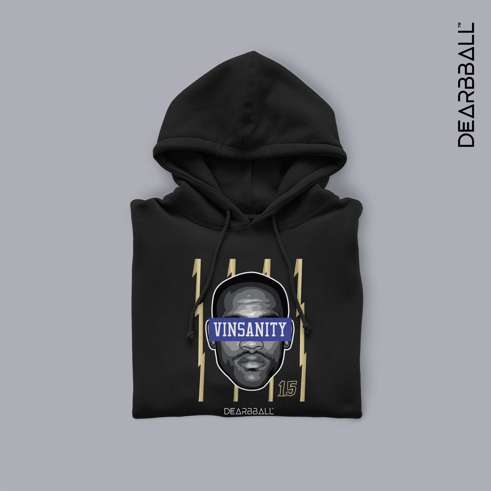DearBBall Hoodie - VINSANITY Black Gold BF Edition