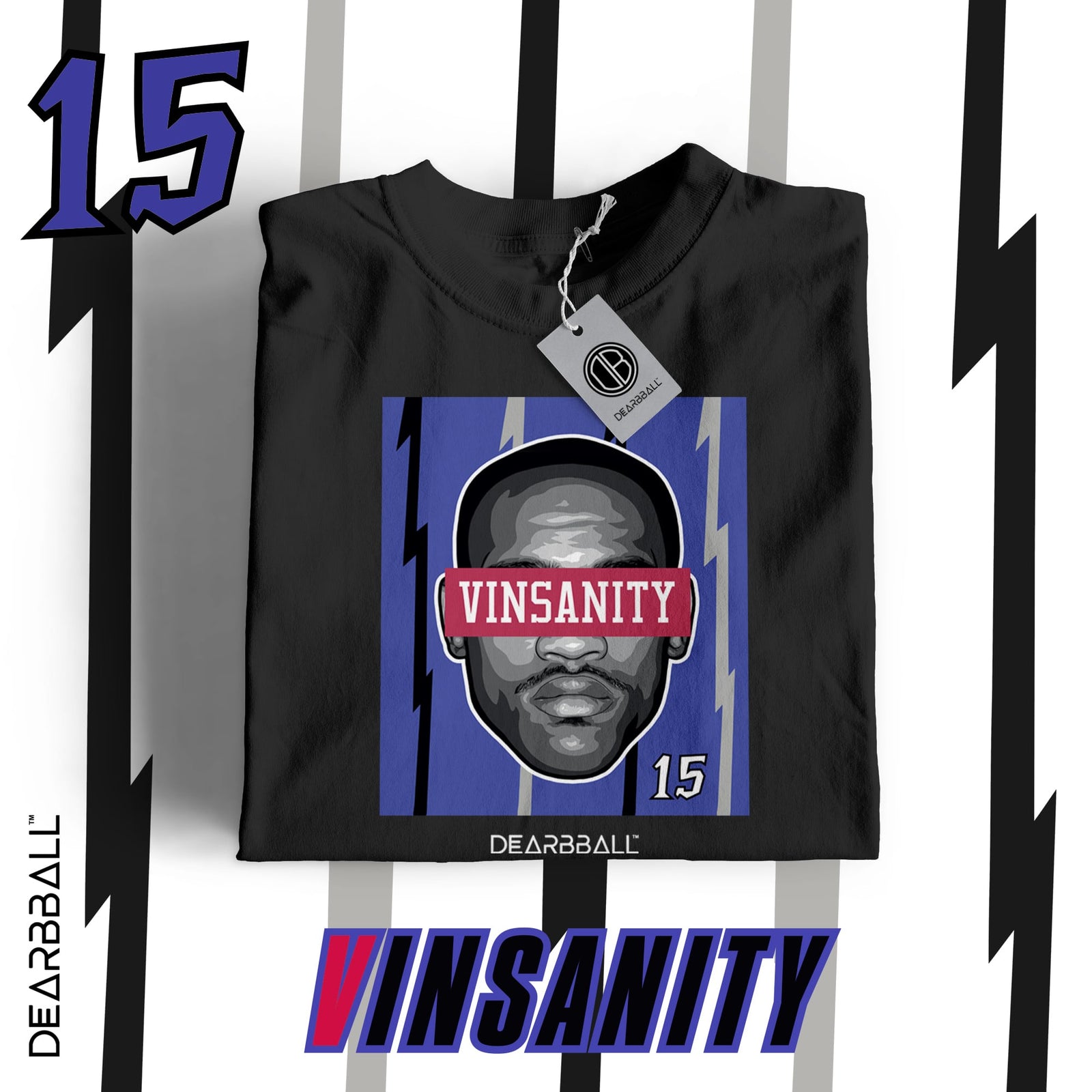 T-shirt DearBBall - Edição VINSANITY Purple