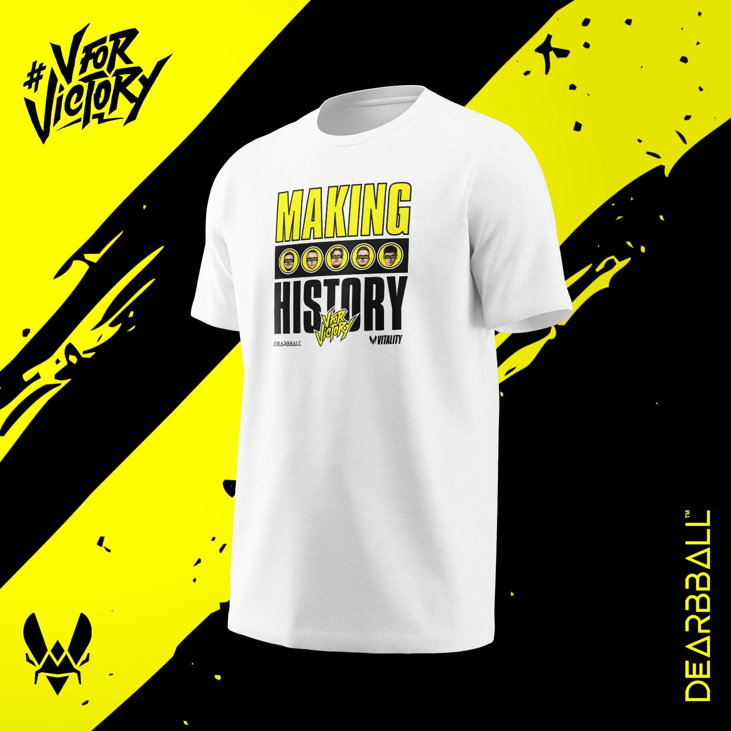 DearBBall Pack 2 T-shirt - Edizione Making History x ZYWOO Goat