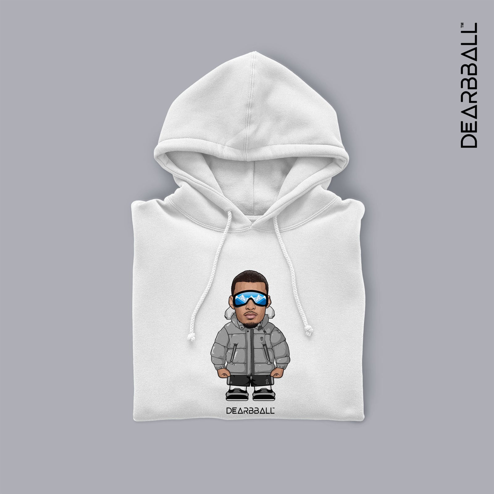 DearBBall Felpa con Cappuccio - The AL1EN Glacier Conqueror