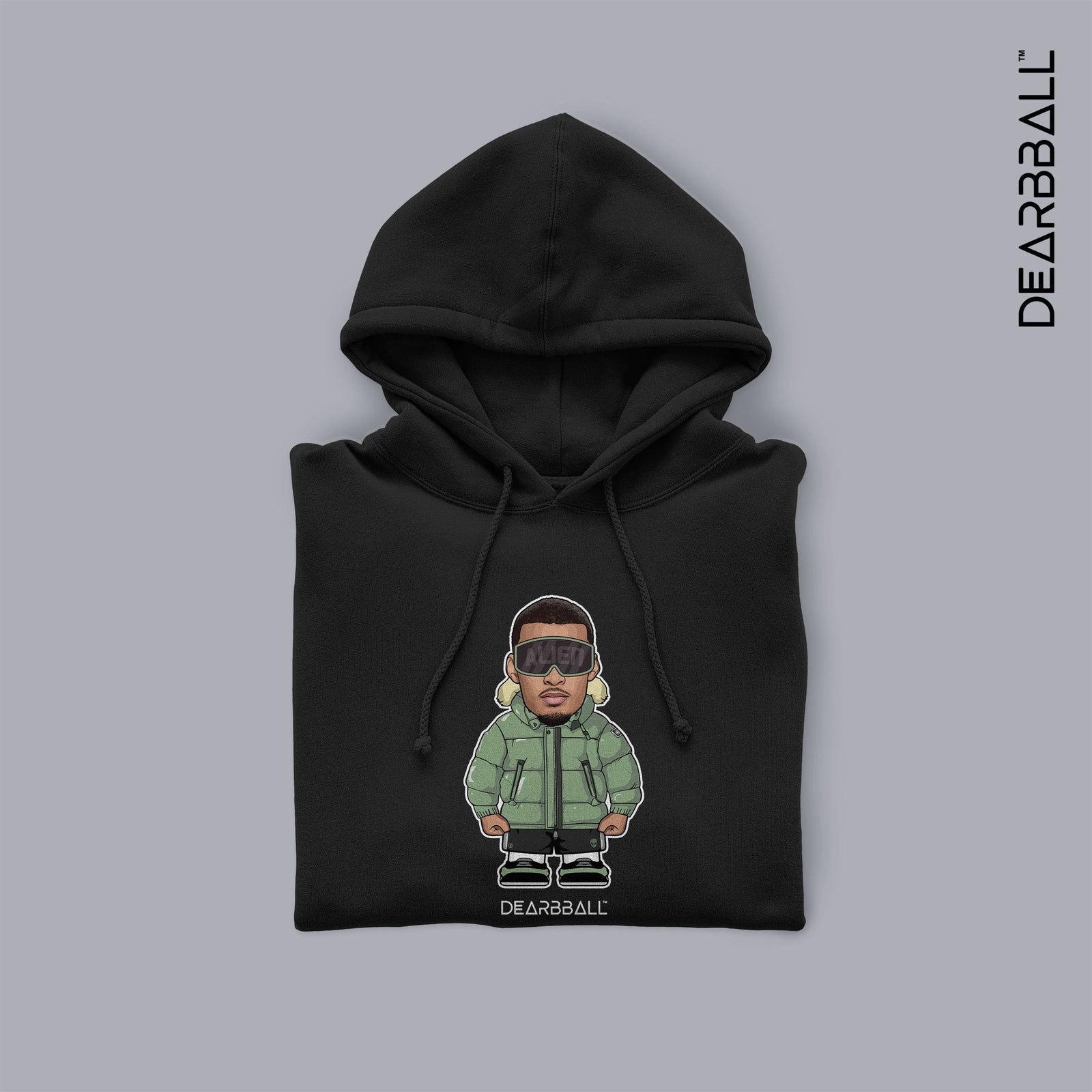 DearBBall Sudadera con Capucha - The ALIEN Winter Commandant