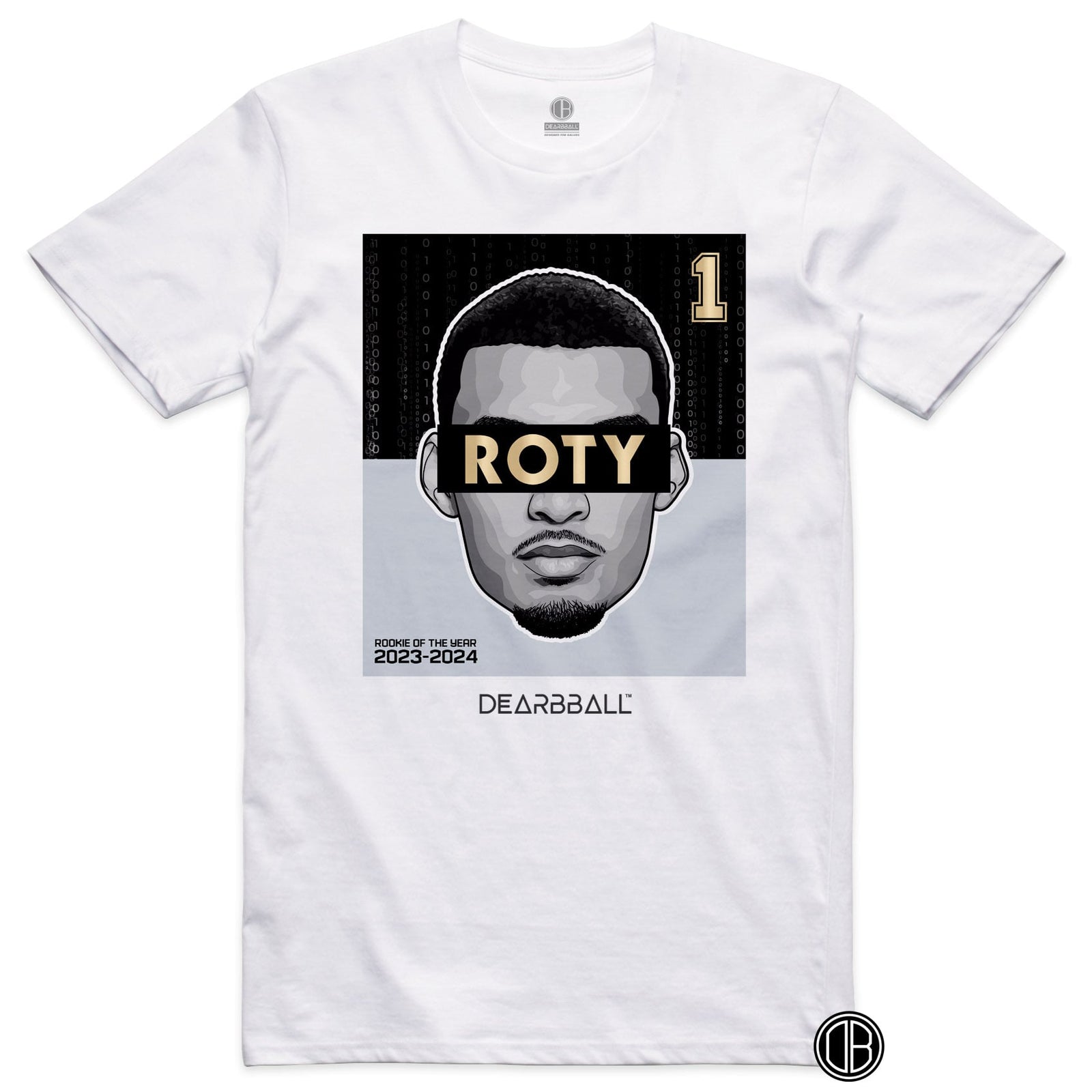 T-shirt DearBBall - Edição ROY Unanimous Gold